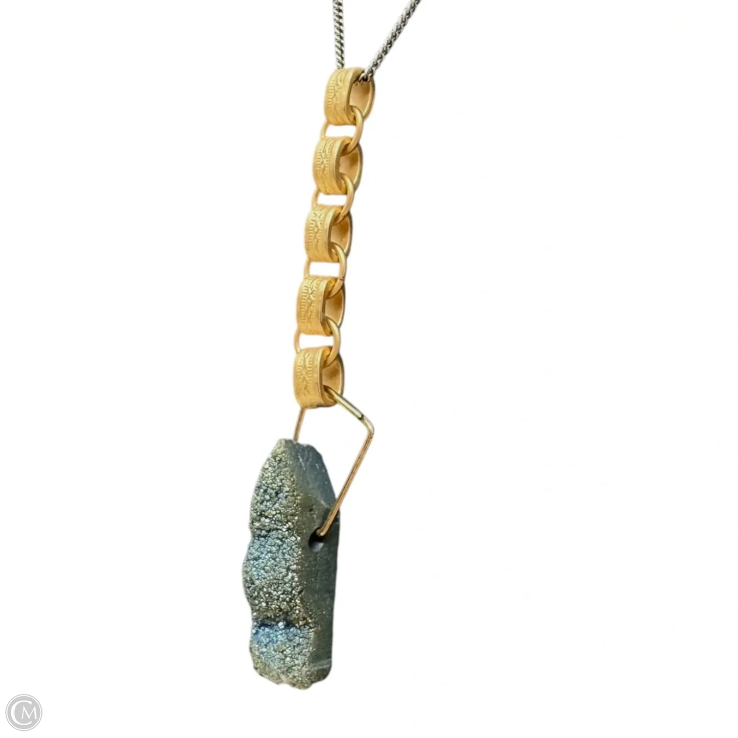 Druzy Link Necklace