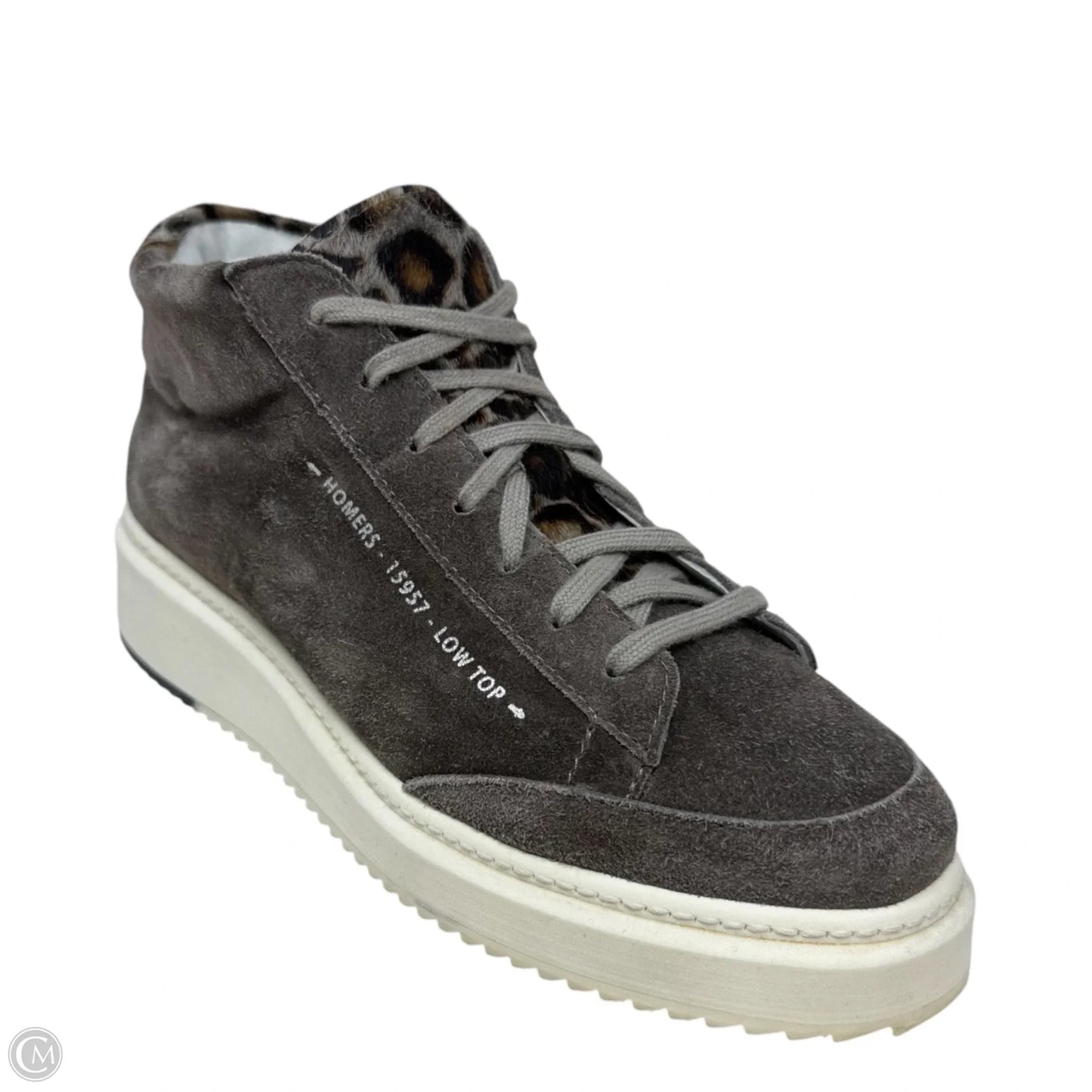 Ista Crosta Ossido Sneakers By Homers In Grey, Size: US 7/EU 38