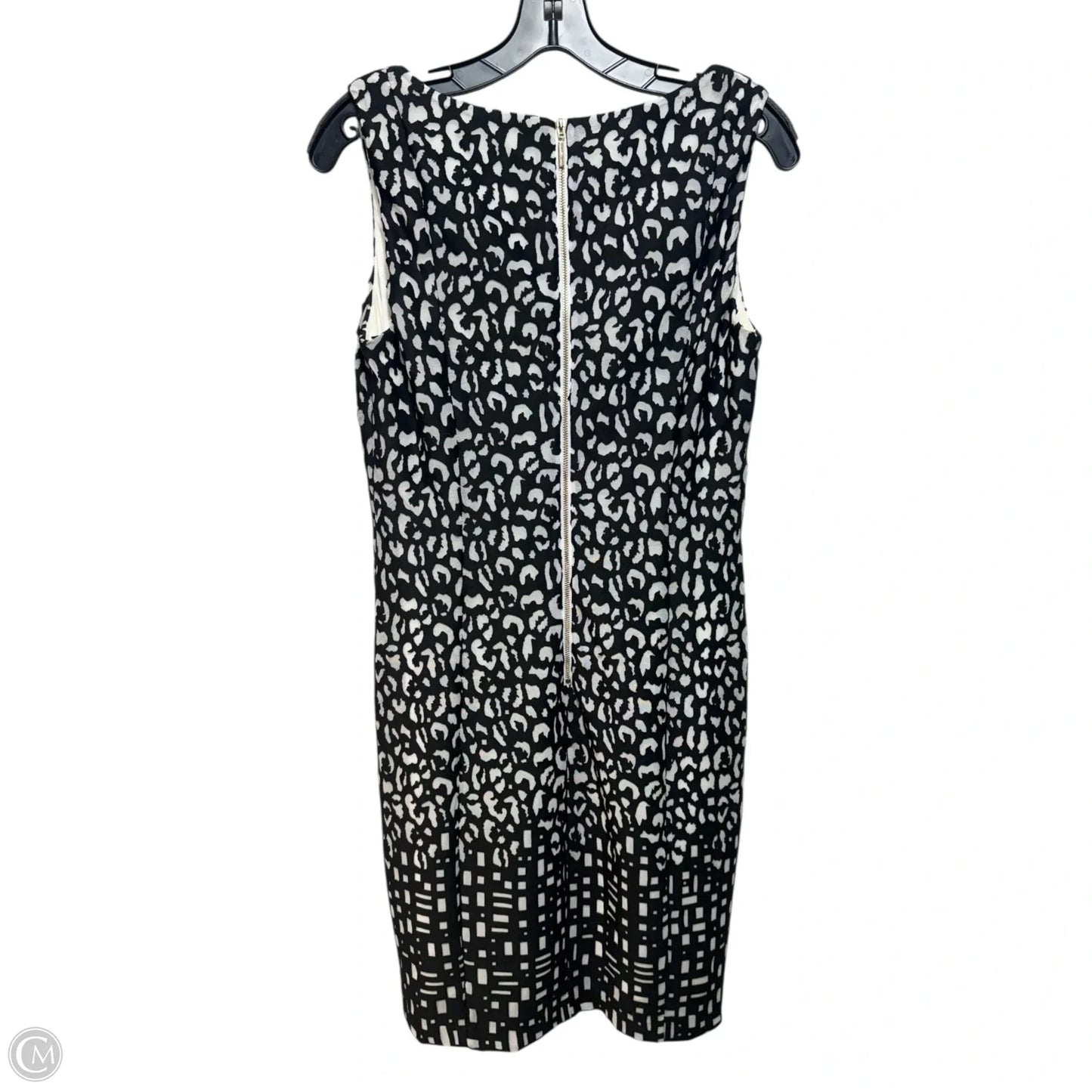 Dress Designer By Karl Lagerfeld In Black & White, Size: 8