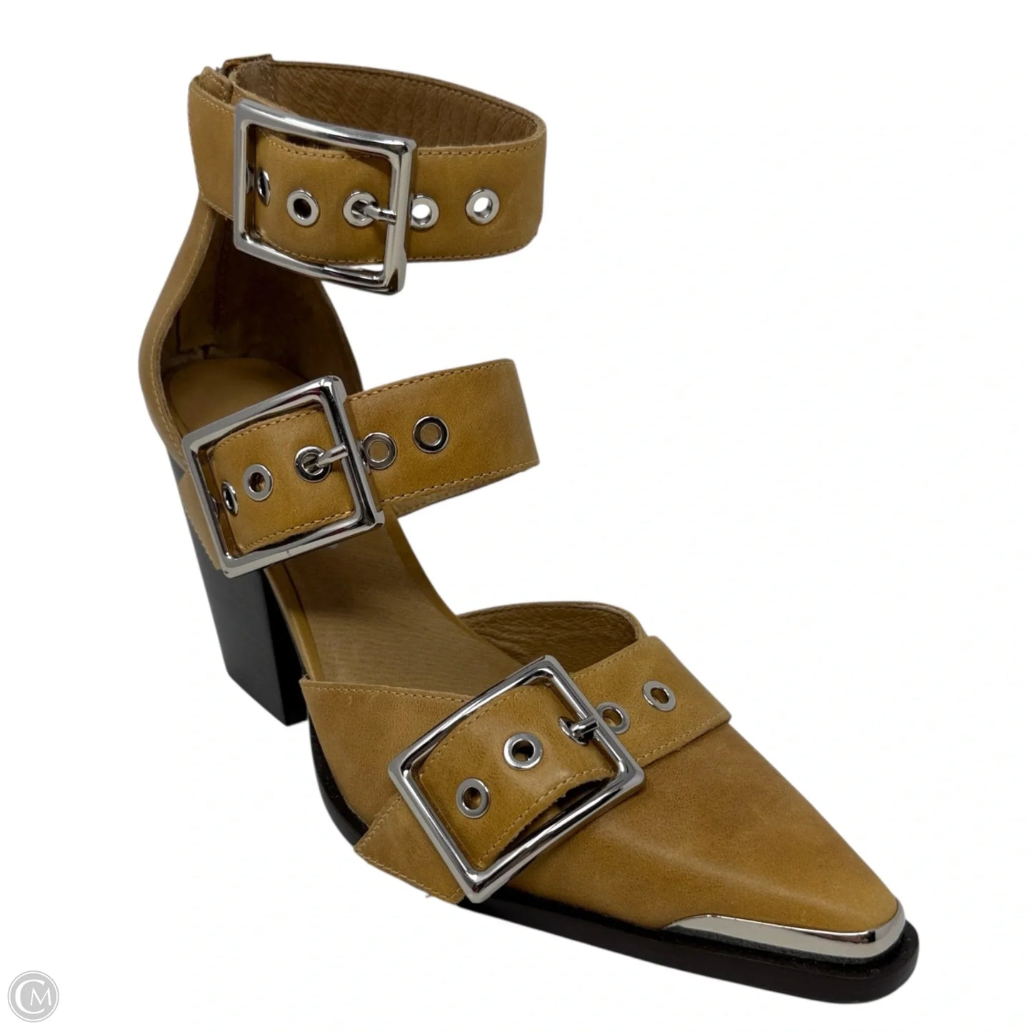 Hendrix Heels By Jeffery Campbell X Free People In Natural, Size: 7