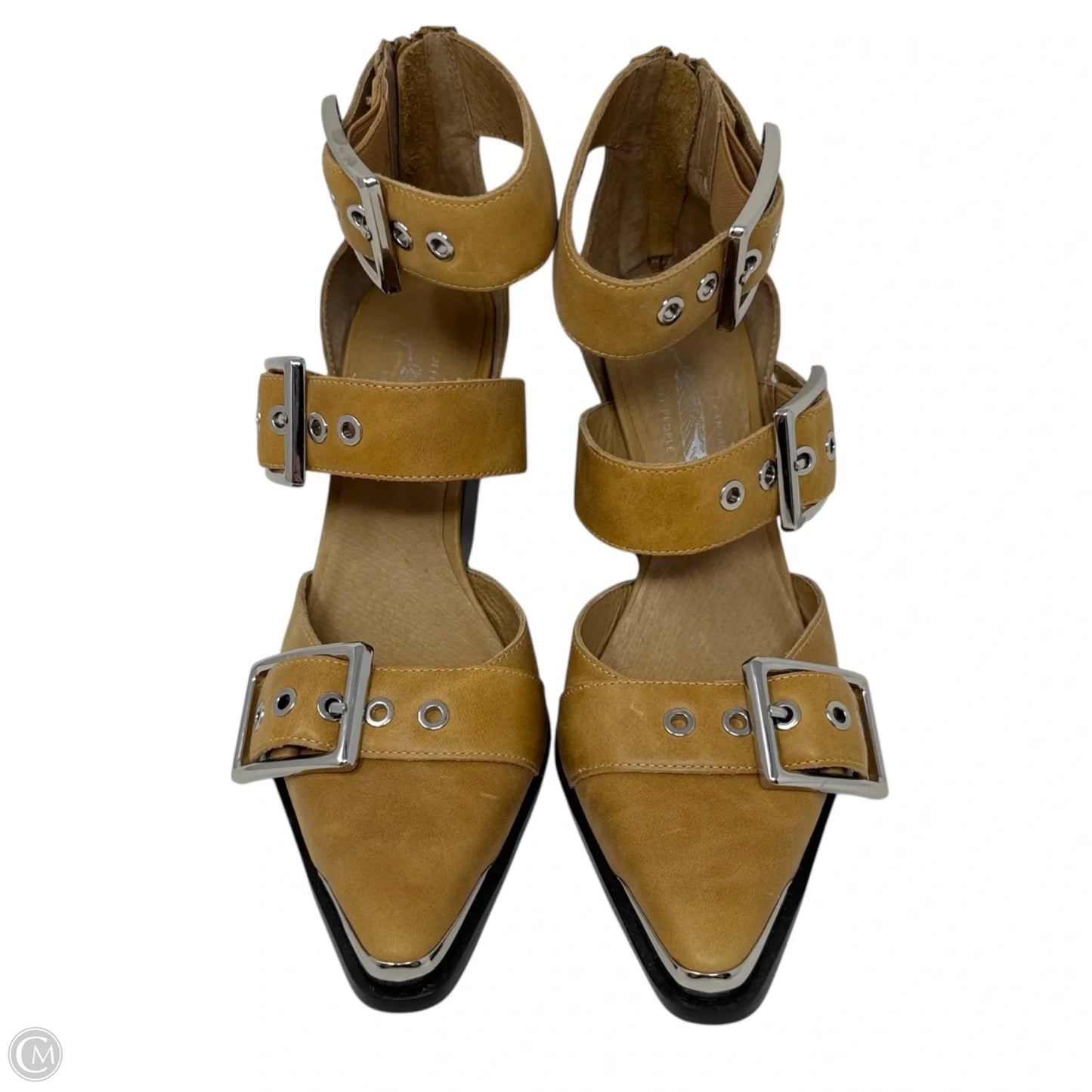 Hendrix Heels By Jeffery Campbell X Free People In Natural, Size: 7