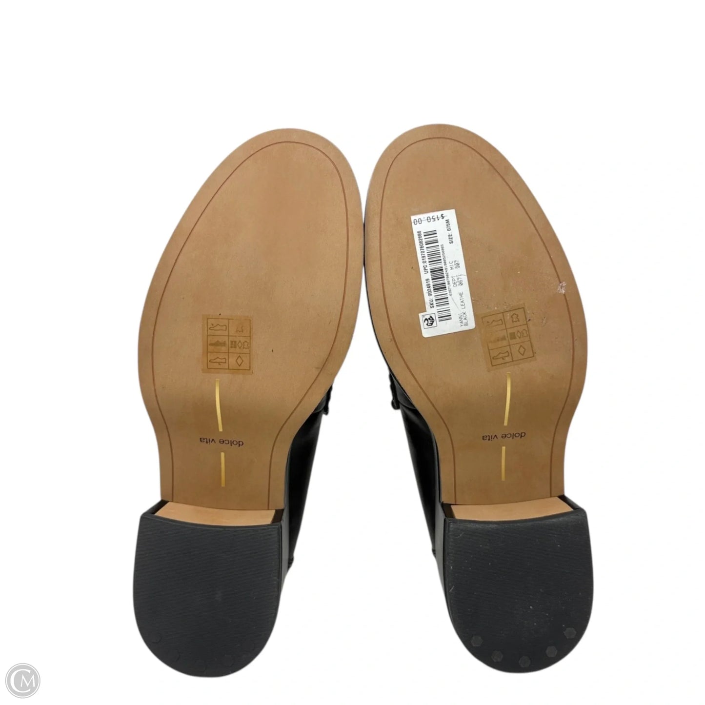 Yanni Leather Platform Loafers By Dolce Vita In Black, Size: 7.5