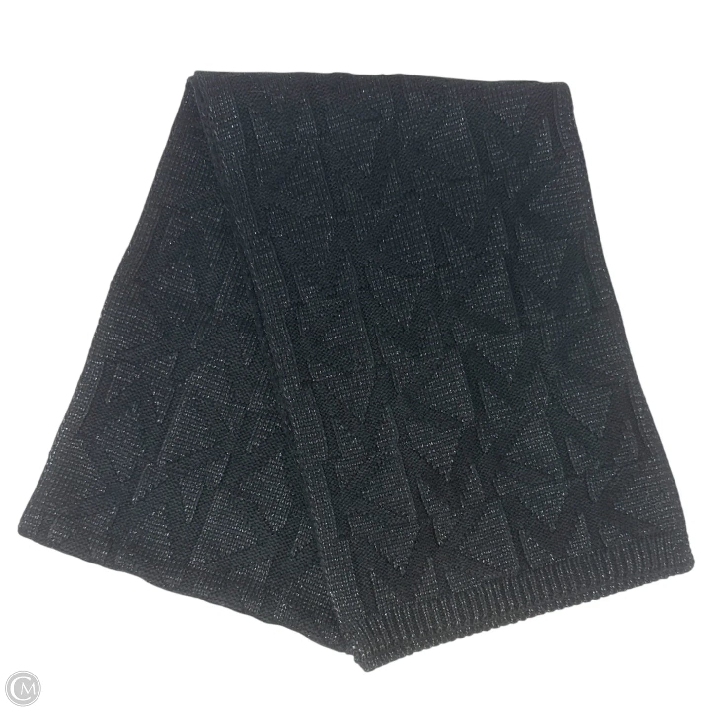 Metallic Knit Long Scarf By Michael By Michael Kors