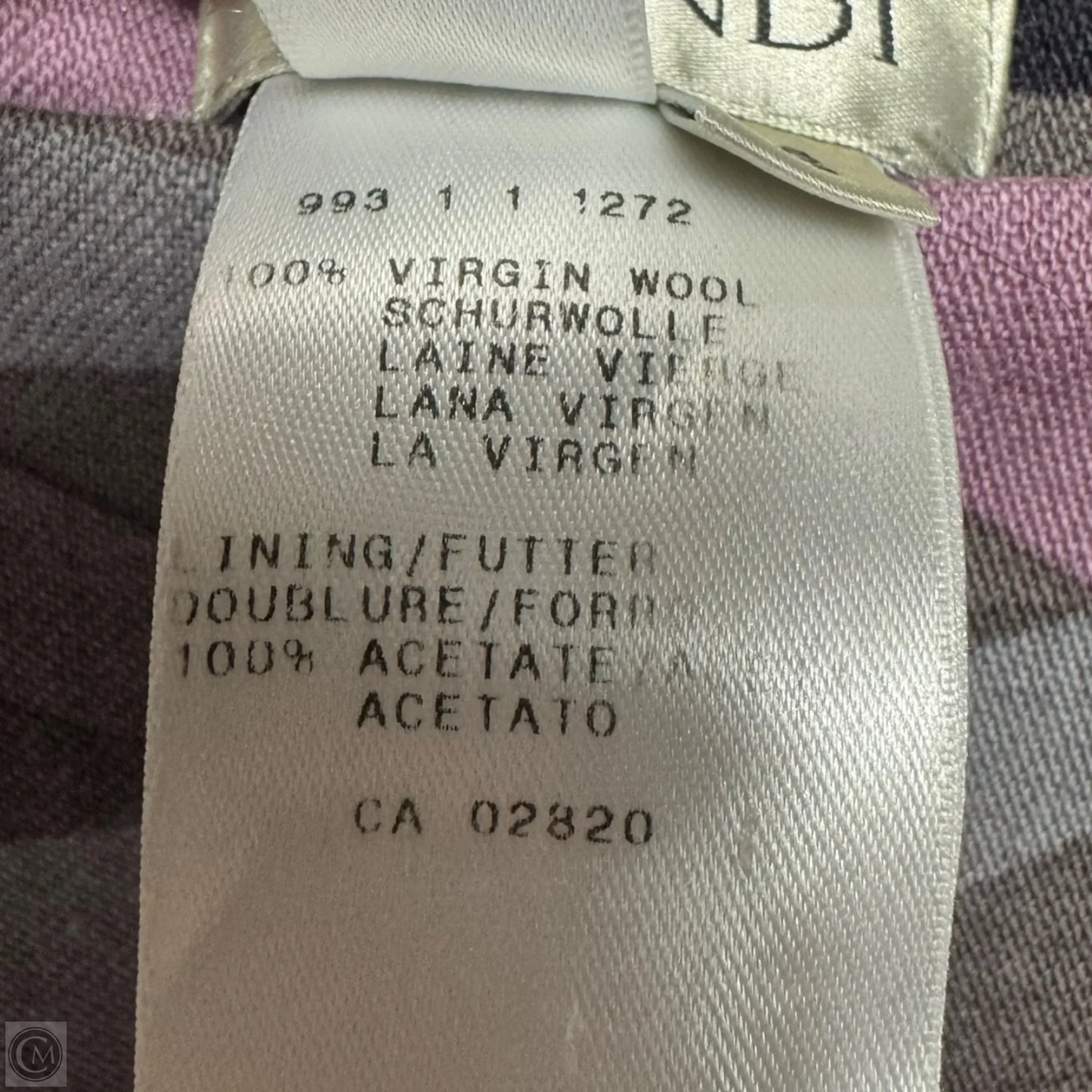 Abstract Print Wool Skirt Maxi By Mondi In Multi-colored, Size: 4