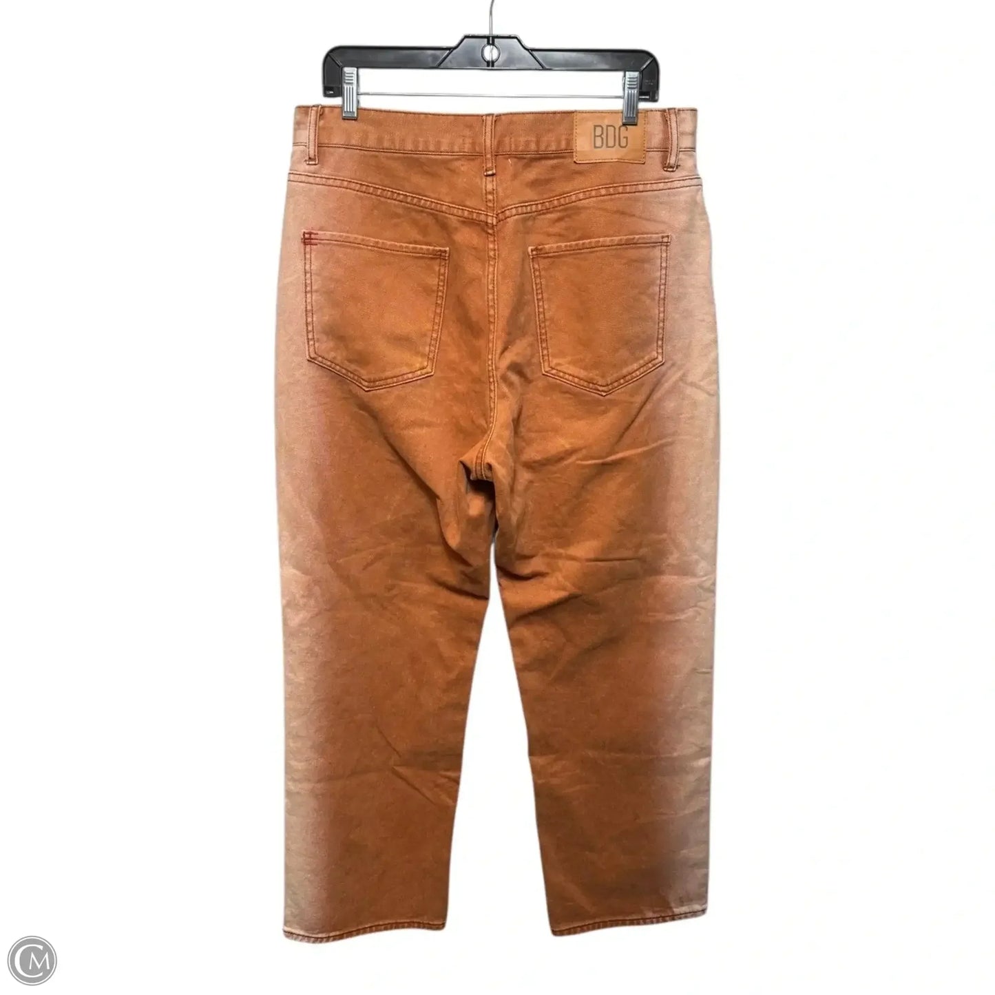 High-Waisted Cowboy Jeans By Bdg In Ombre Orange, Size: 14