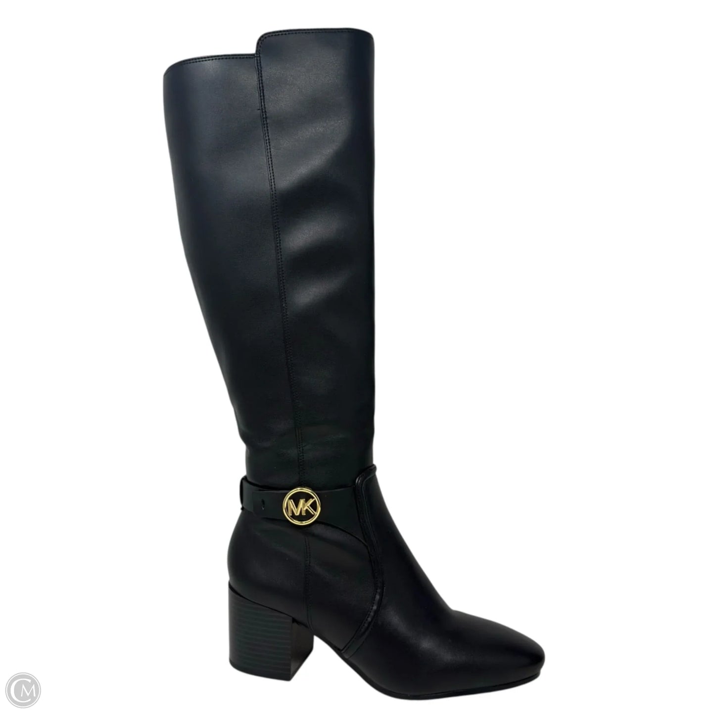 Carmen Leather Riding Boots By Michael By Michael Kors In Black, Size: 6.5