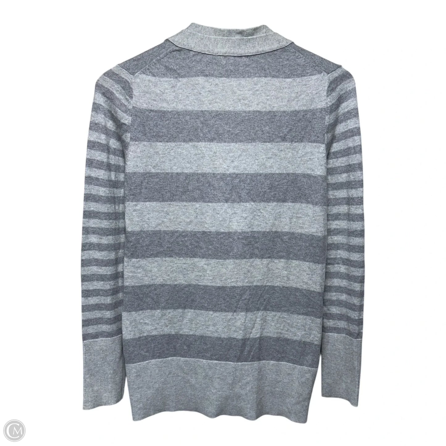 Sweater Cardigan By Banana Republic In Striped Pattern, Size: Xs