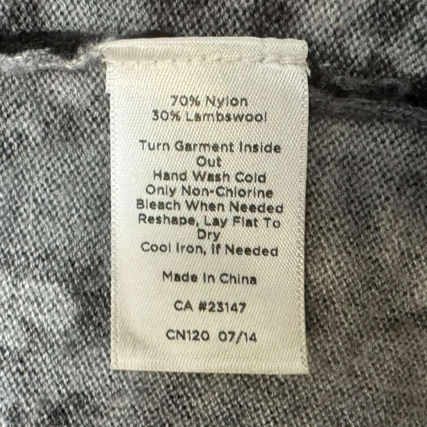 Sweater Cardigan By Talbots In Black & Grey, Size: M
