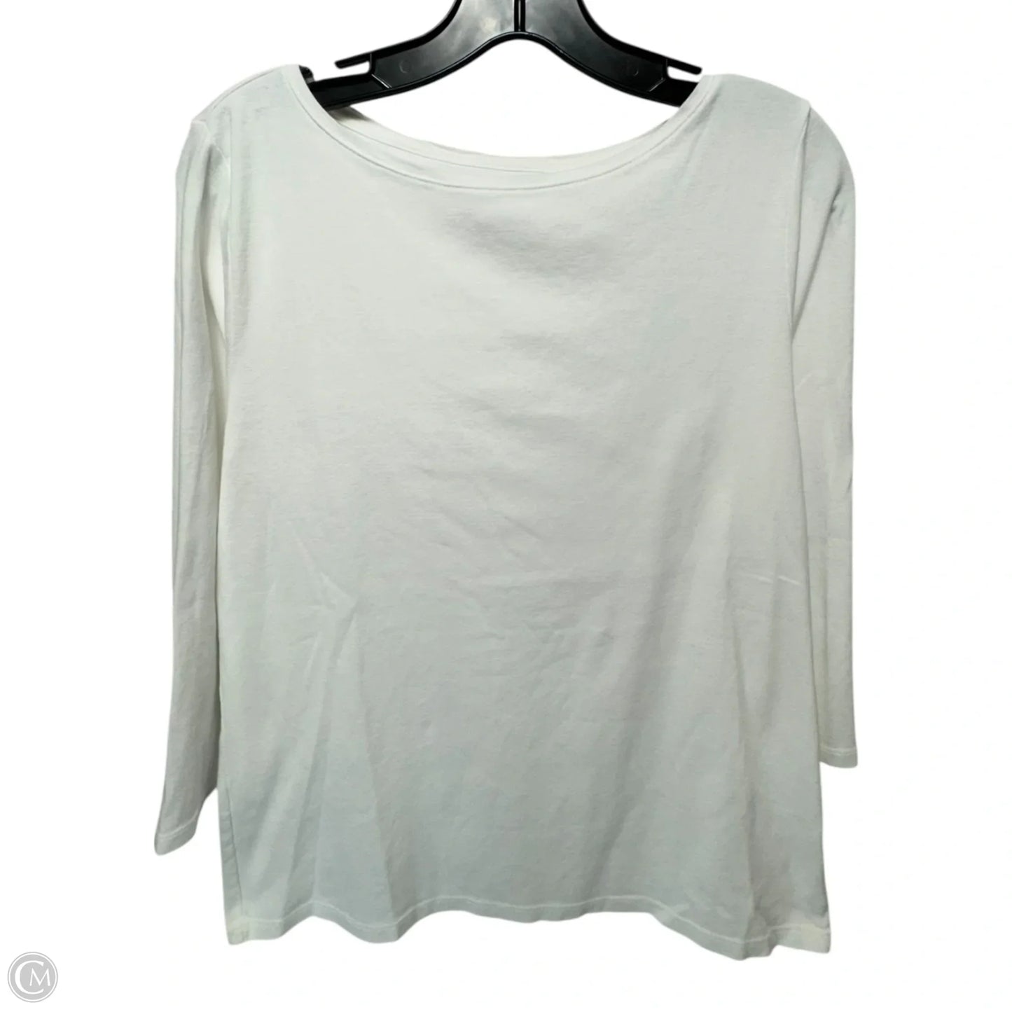 Top Short Sleeve By Lauren By Ralph Lauren In White, Size: 3x