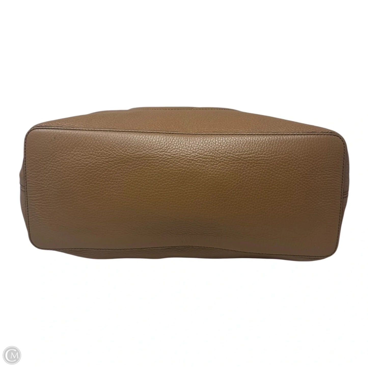 Soho Pebbled Leather Convertible Handbag Luxury Designer By Gucci, Size: Large