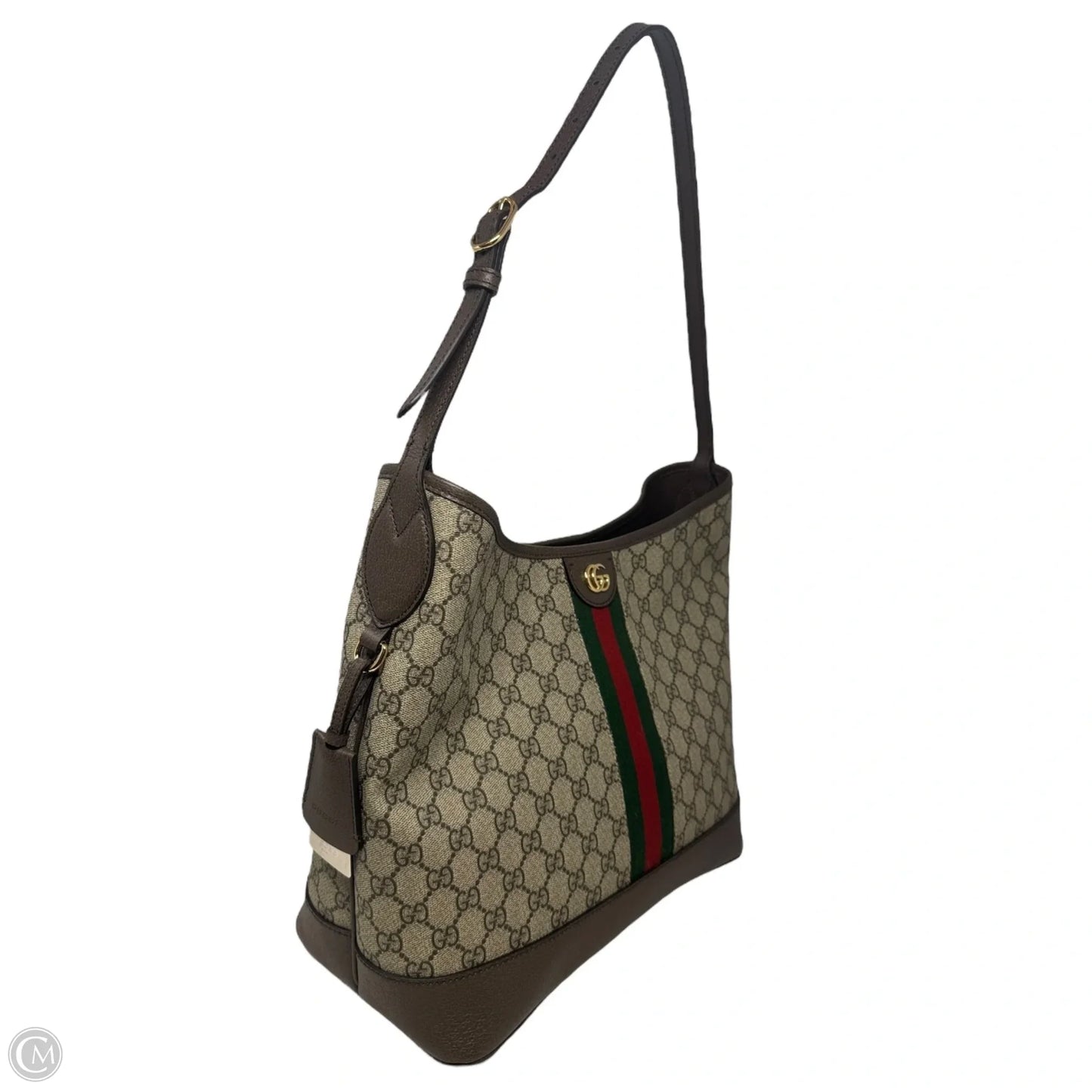 Ophidia Coated Canvas Monogram Shoulder Handbag Luxury Designer By Gucci, Size: Large