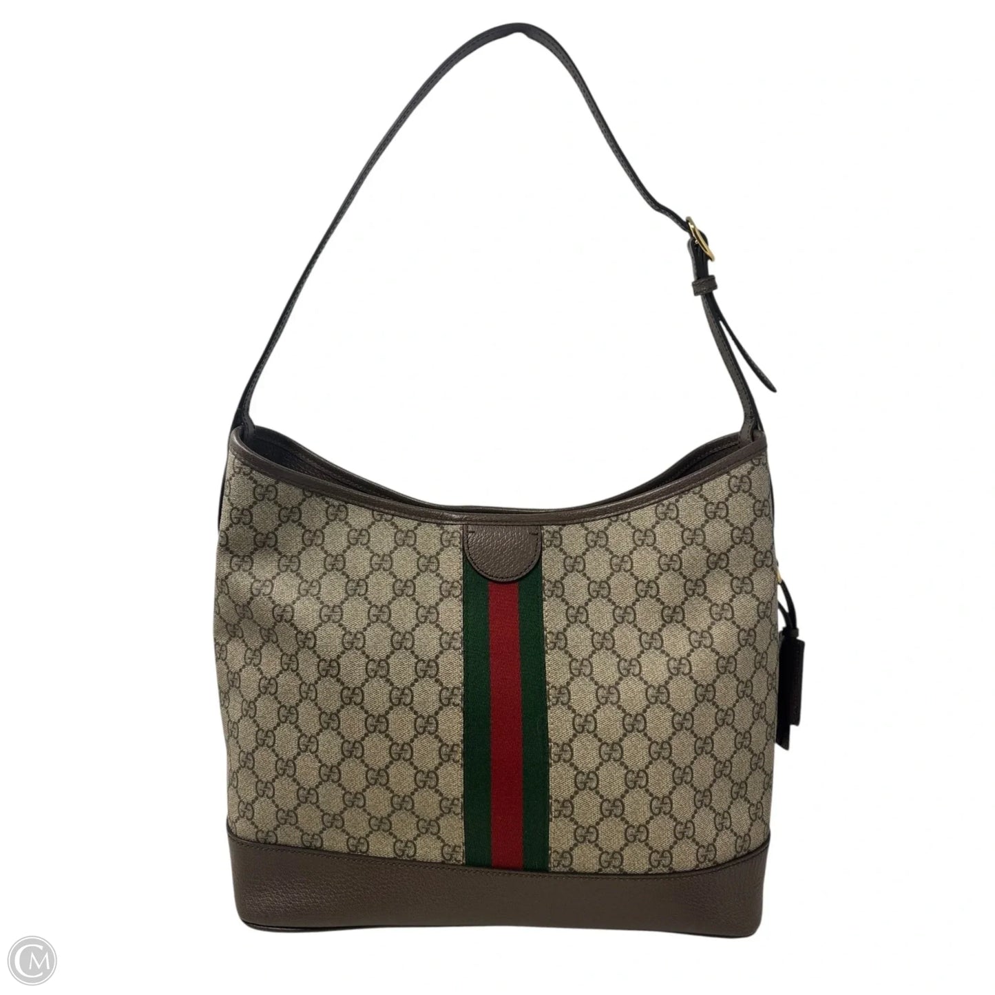 Ophidia Coated Canvas Monogram Shoulder Handbag Luxury Designer By Gucci, Size: Large