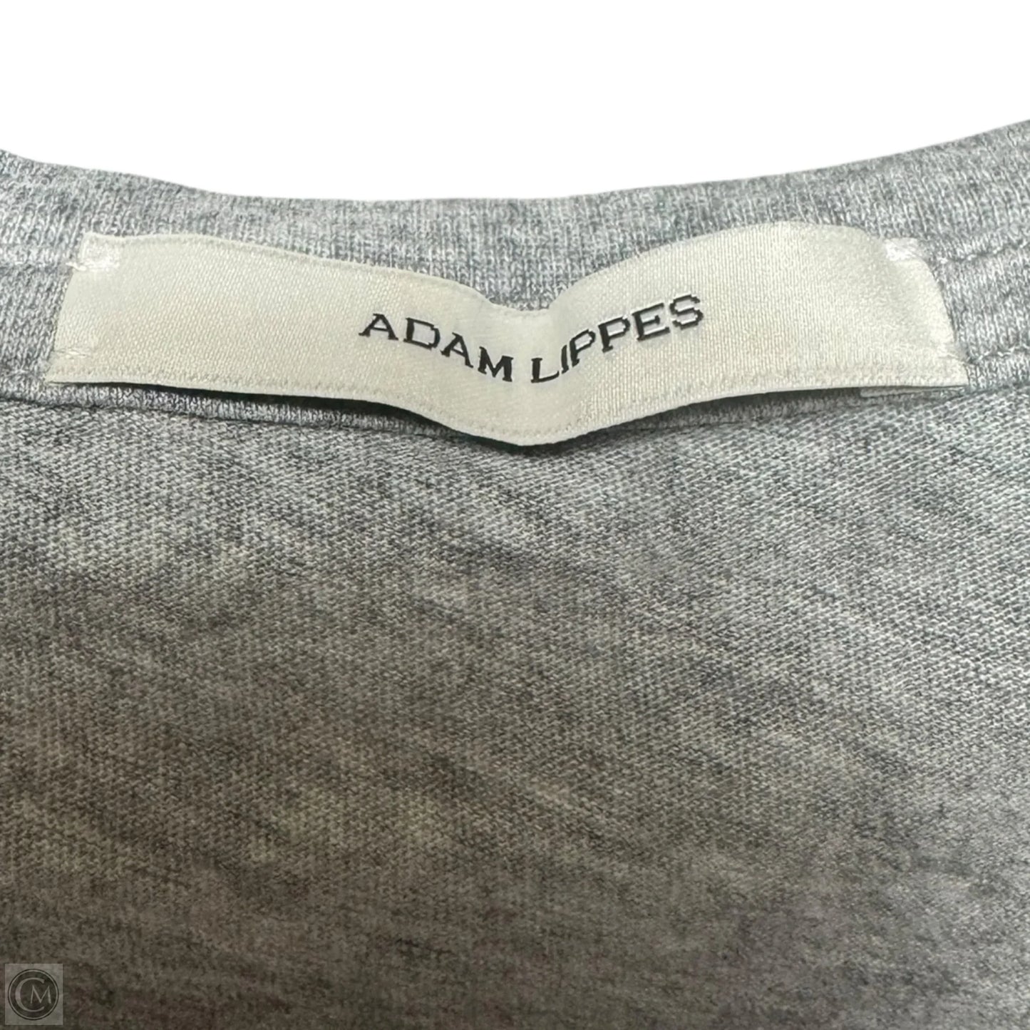Top Short Sleeve By Adam Lippes In Grey, Size: M