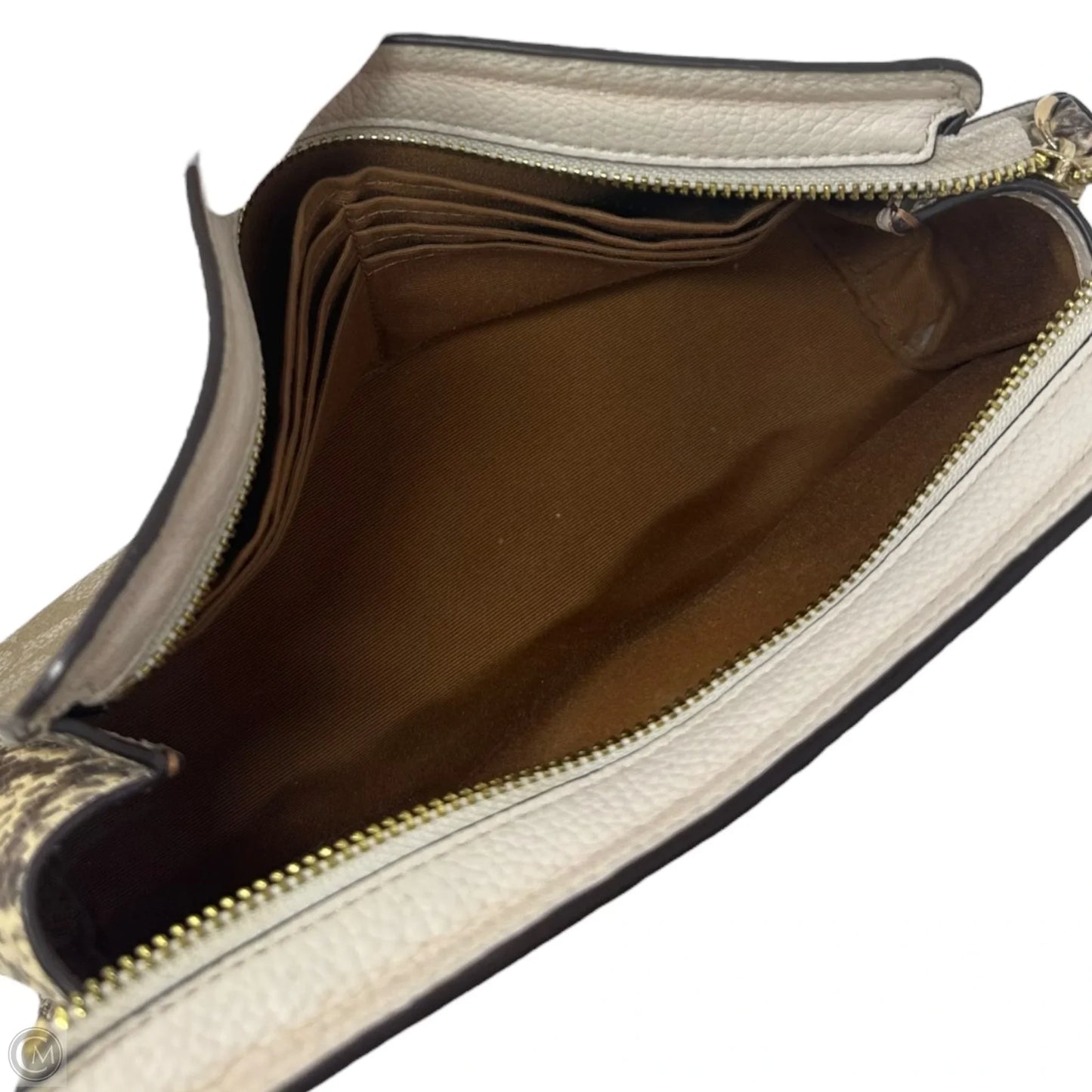 Flap Clutch Wristlet Designer By Coach, Size: Medium