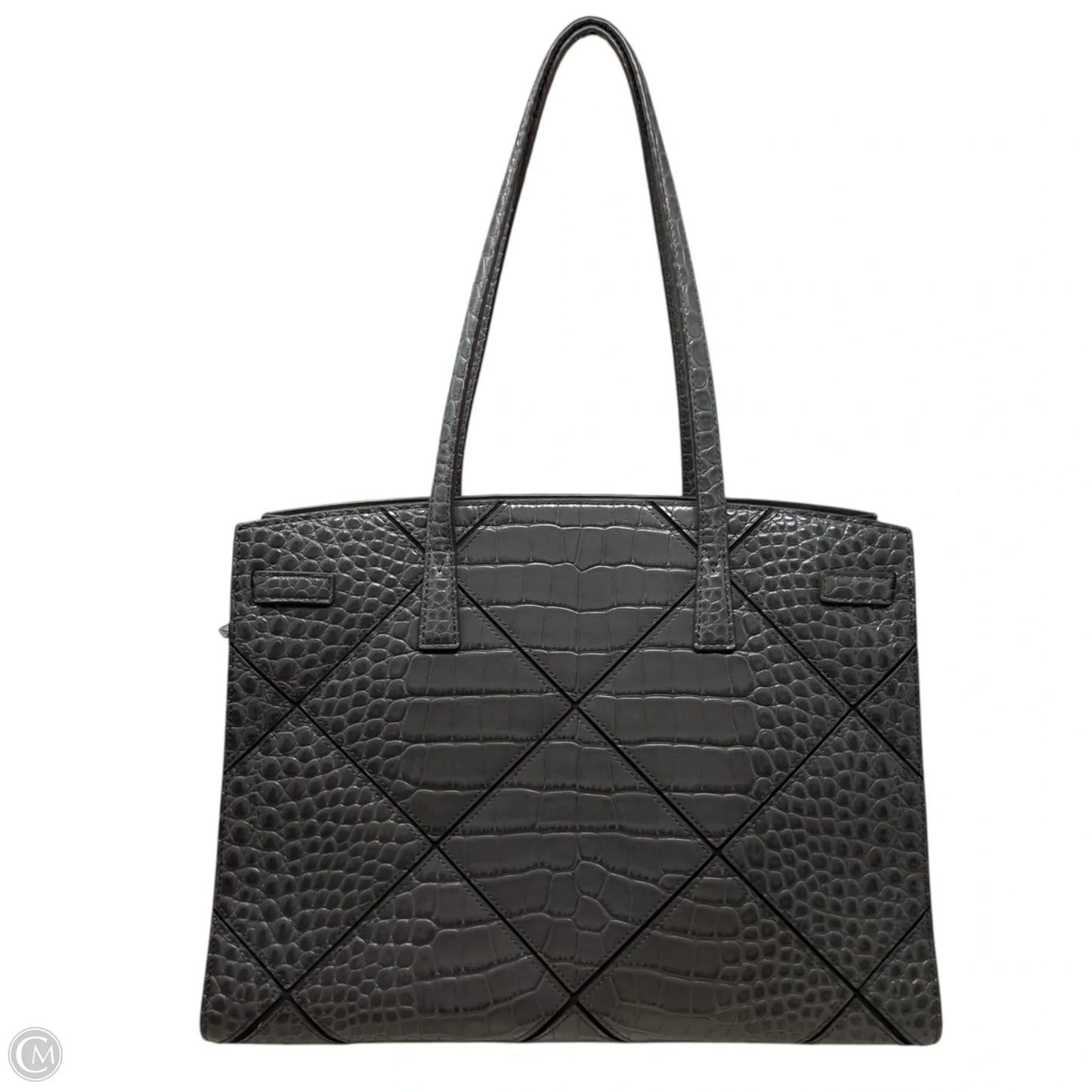 Walker Diamond Embossed Satchel Designer By Tory Burch, Size: Large