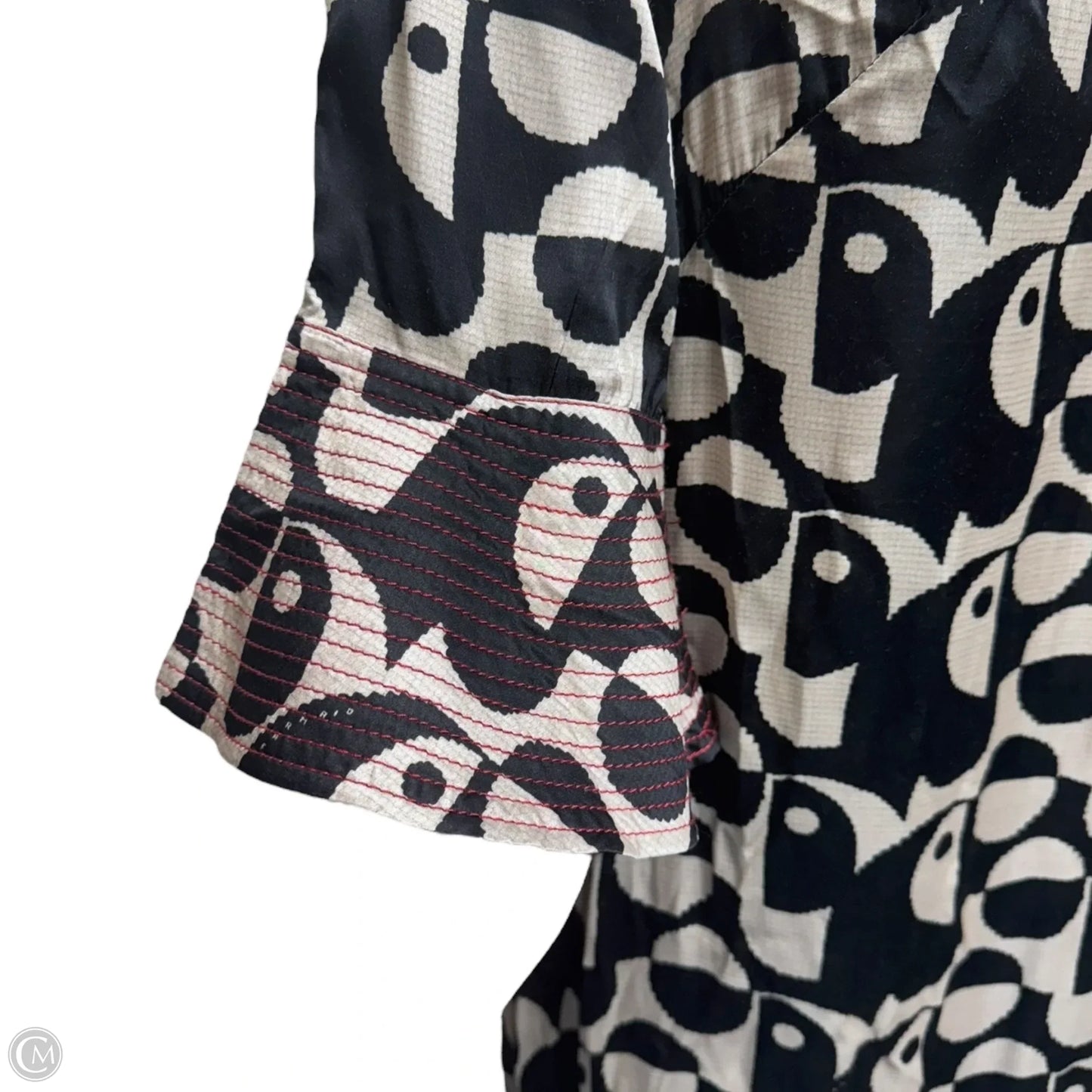 Geo Toucan Mini Dress By Farm Rio In Black & Cream, Size: Xs