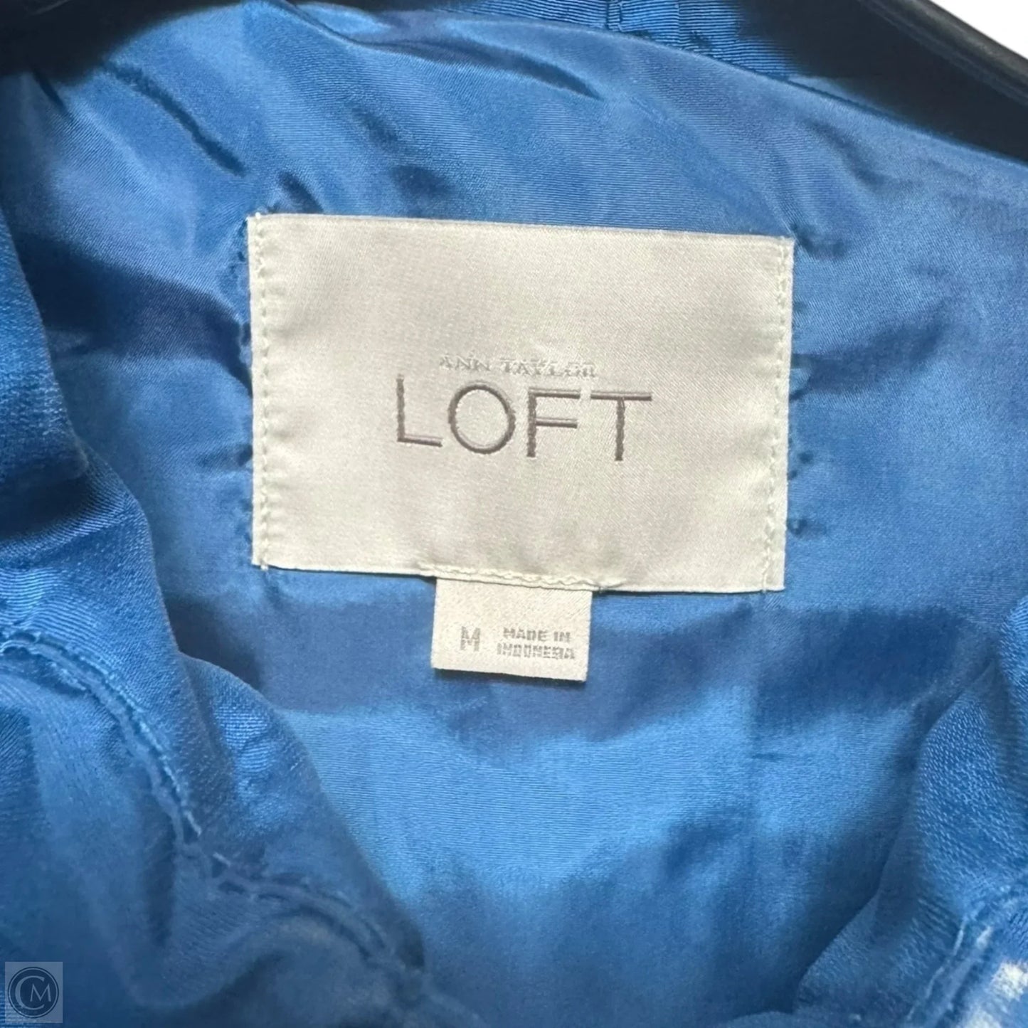Vest Puffer & Quilted By Loft In Blue, Size: M