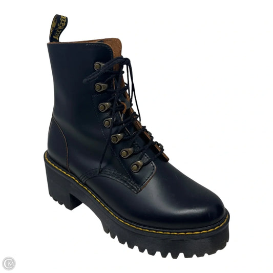 Leona Boots Ankle Heels By Dr Martens In Black, Size: 9