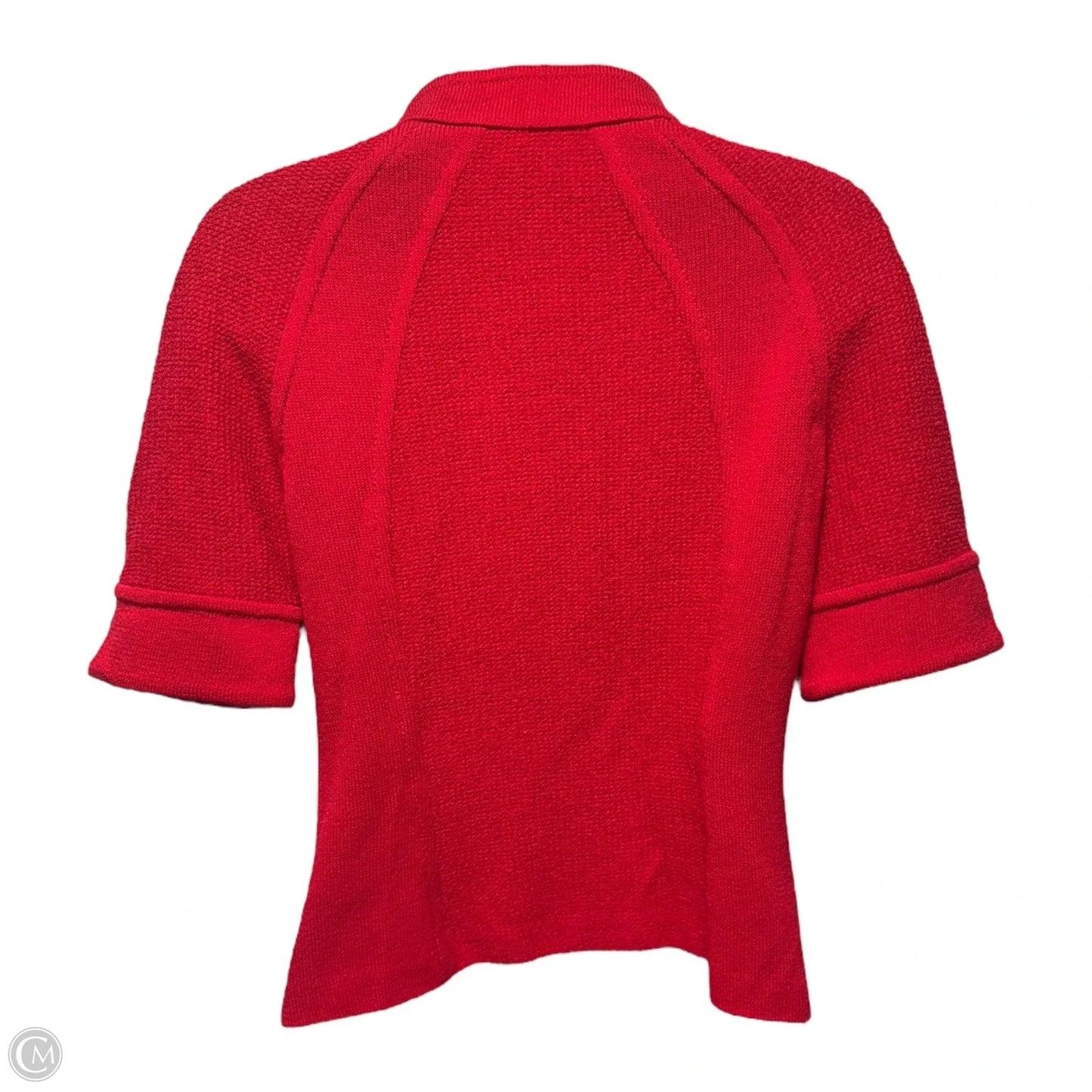 Blazer By St John Knits In Red, Size: 4