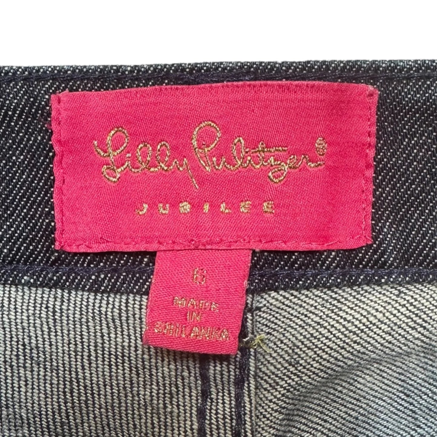 Jeans Designer By Lilly Pulitzer In Blue Denim, Size: 6