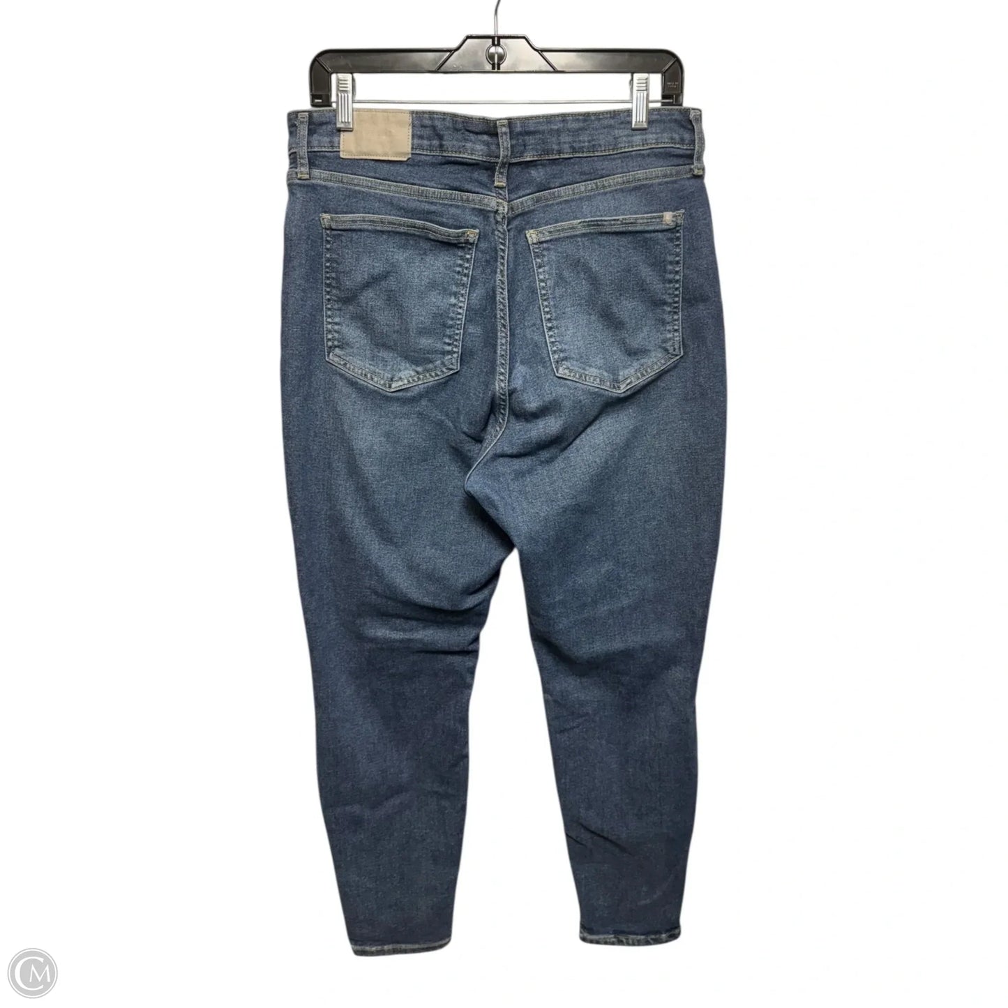 The Curvy Way-high Skinny Jean By Everlane In Blue Denim, Size: 32 Crop