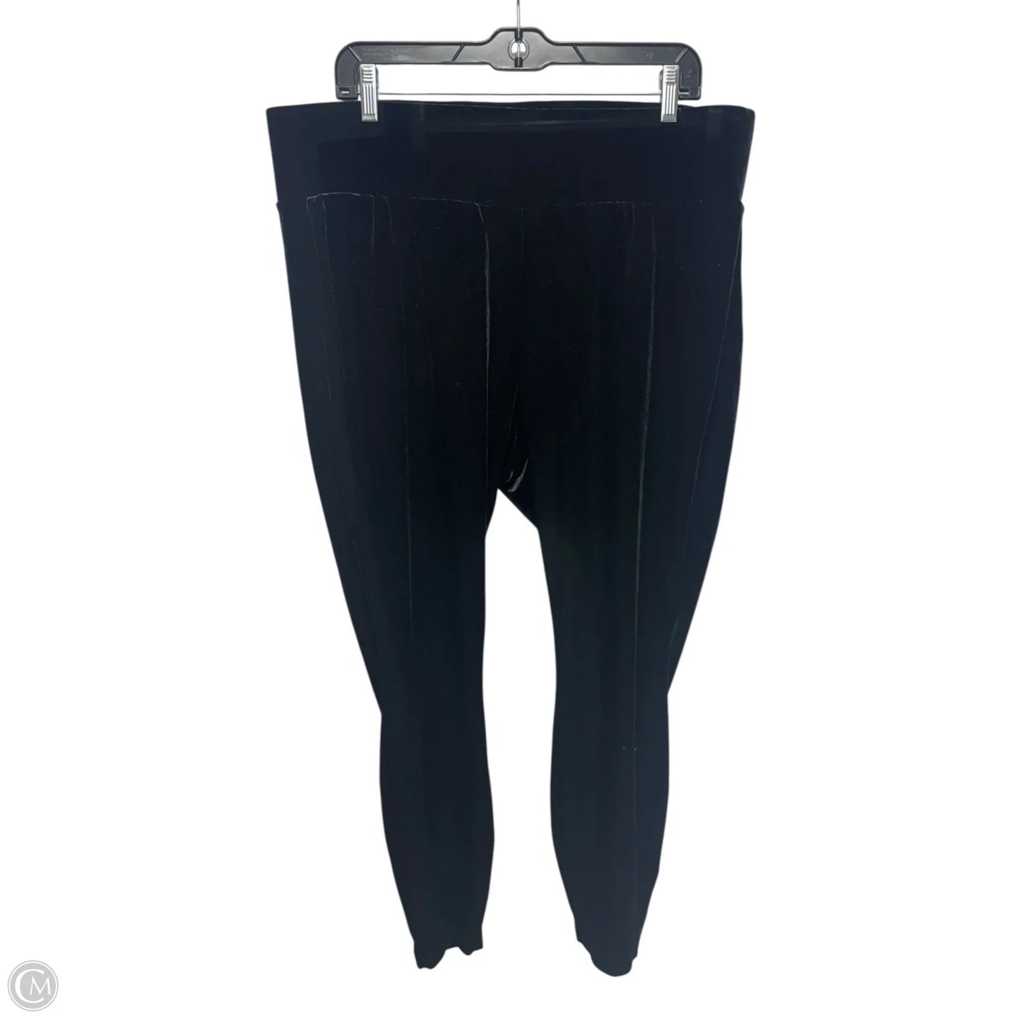 Velvet Pants Leggings By Torrid In Black, Size: 2x