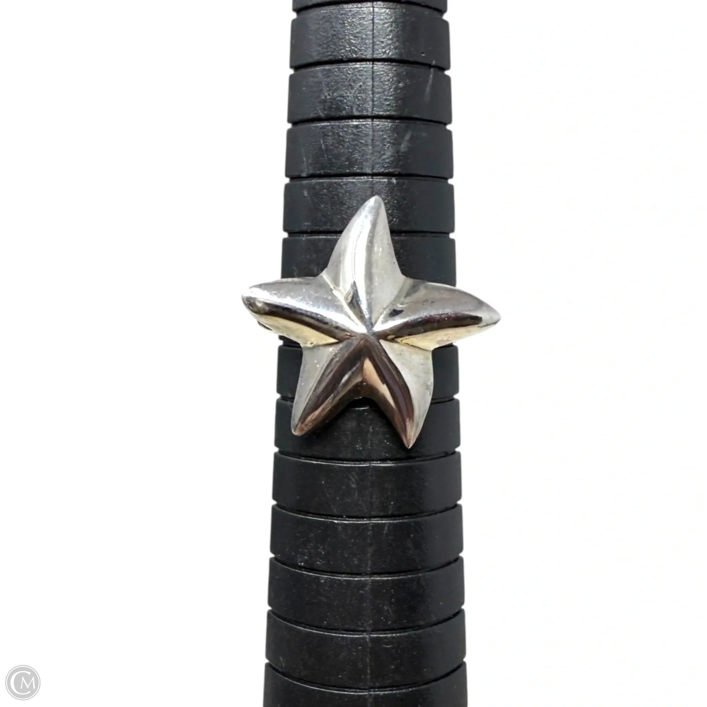 Vintage Sterling Silver Starfish Ring, Size: 7