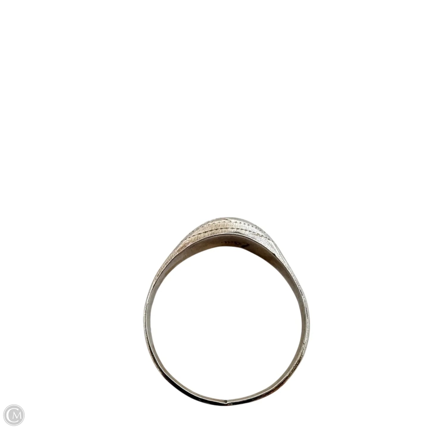 Vintage Etched Sterling Silver Ring, Size: 6.5
