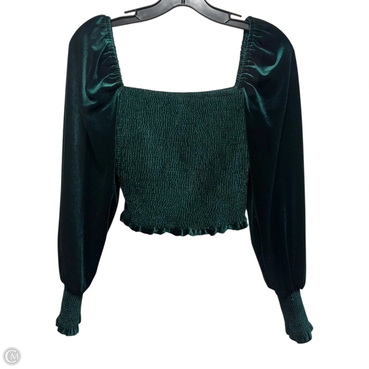 Top Long Sleeve By Gianni Bini In Green, Size: Xs