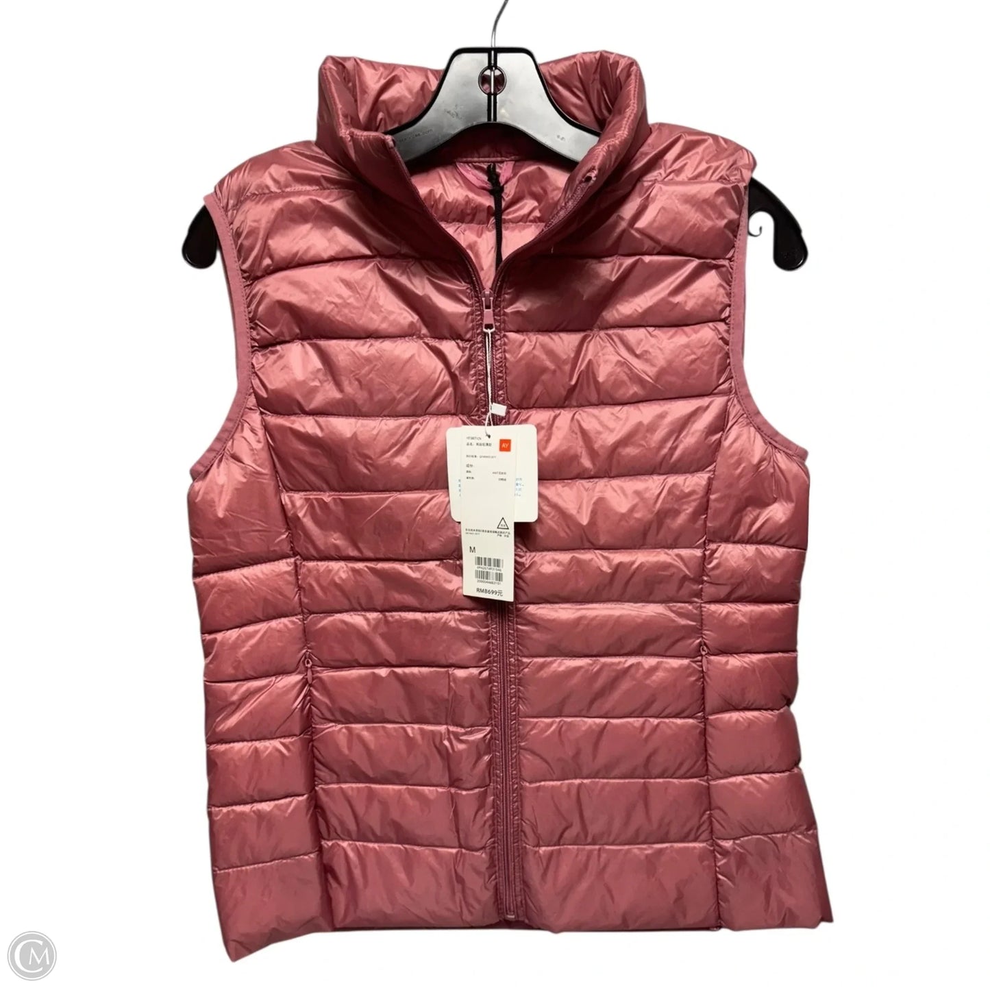 Vest Puffer & Quilted Unbranded In Mauve, Size: M