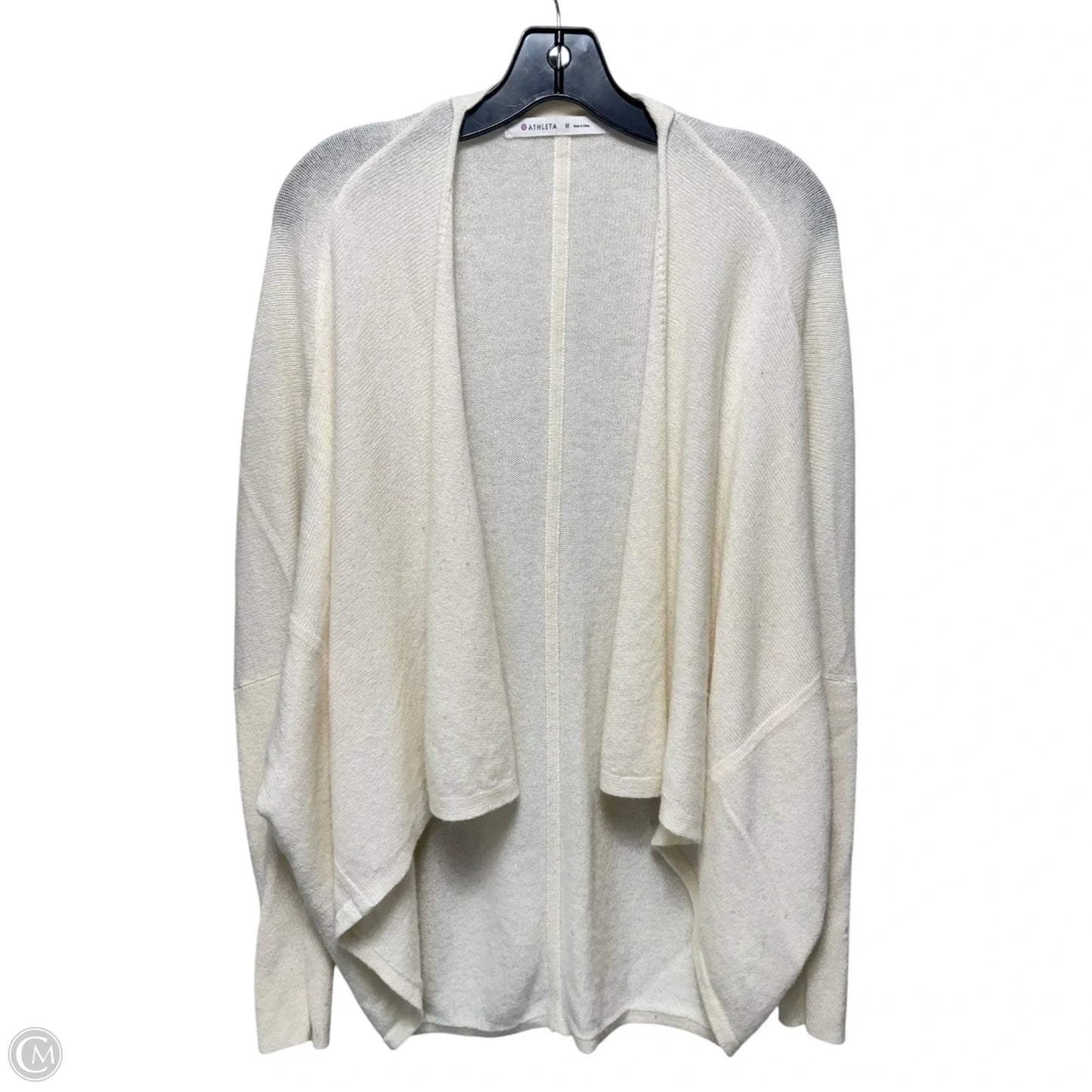 Sweater Cardigan Cashmere By Athleta In Cream, Size: M