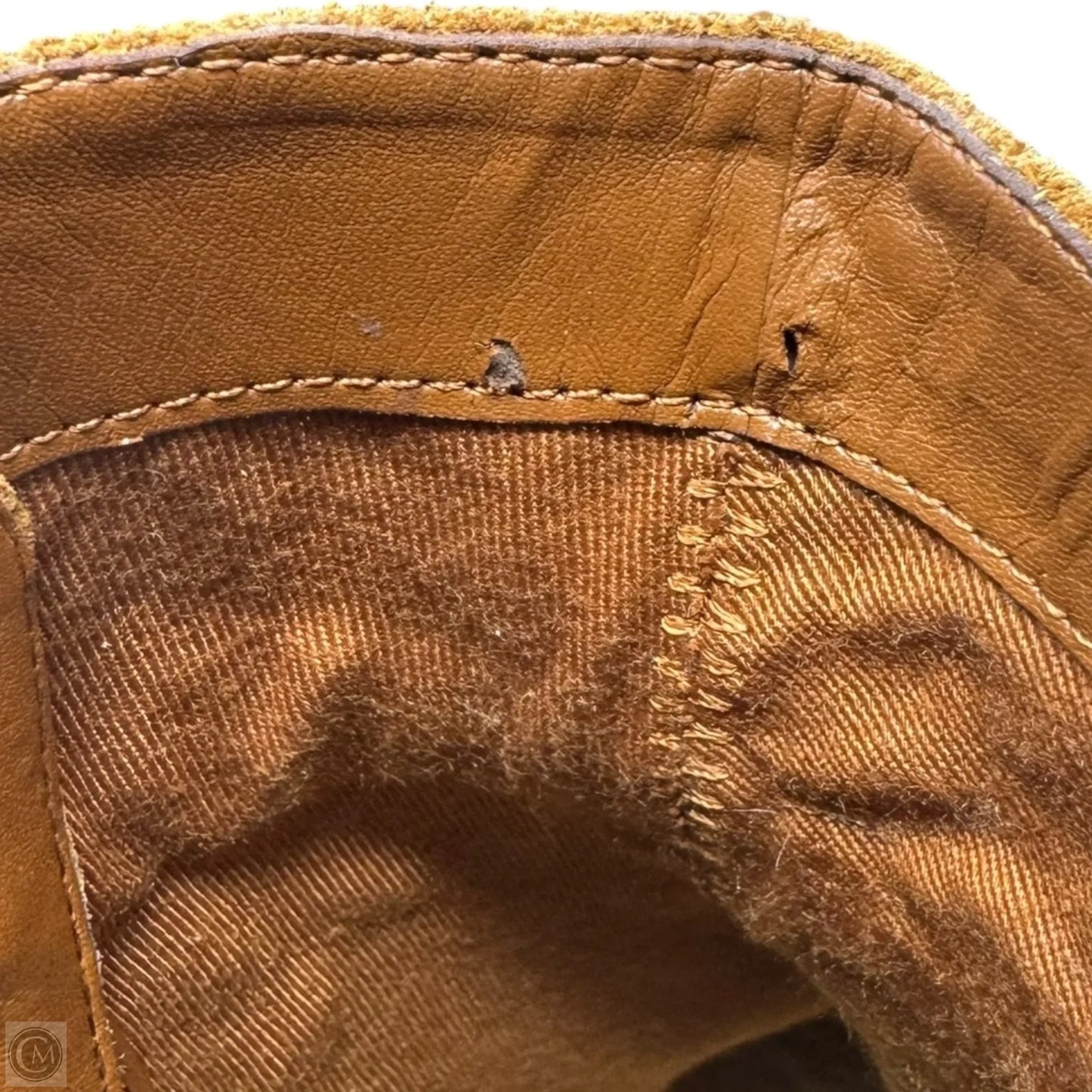 Spiced Rive Suede Boots Ankle Heels By Clarks In Brown, Size: 8.5