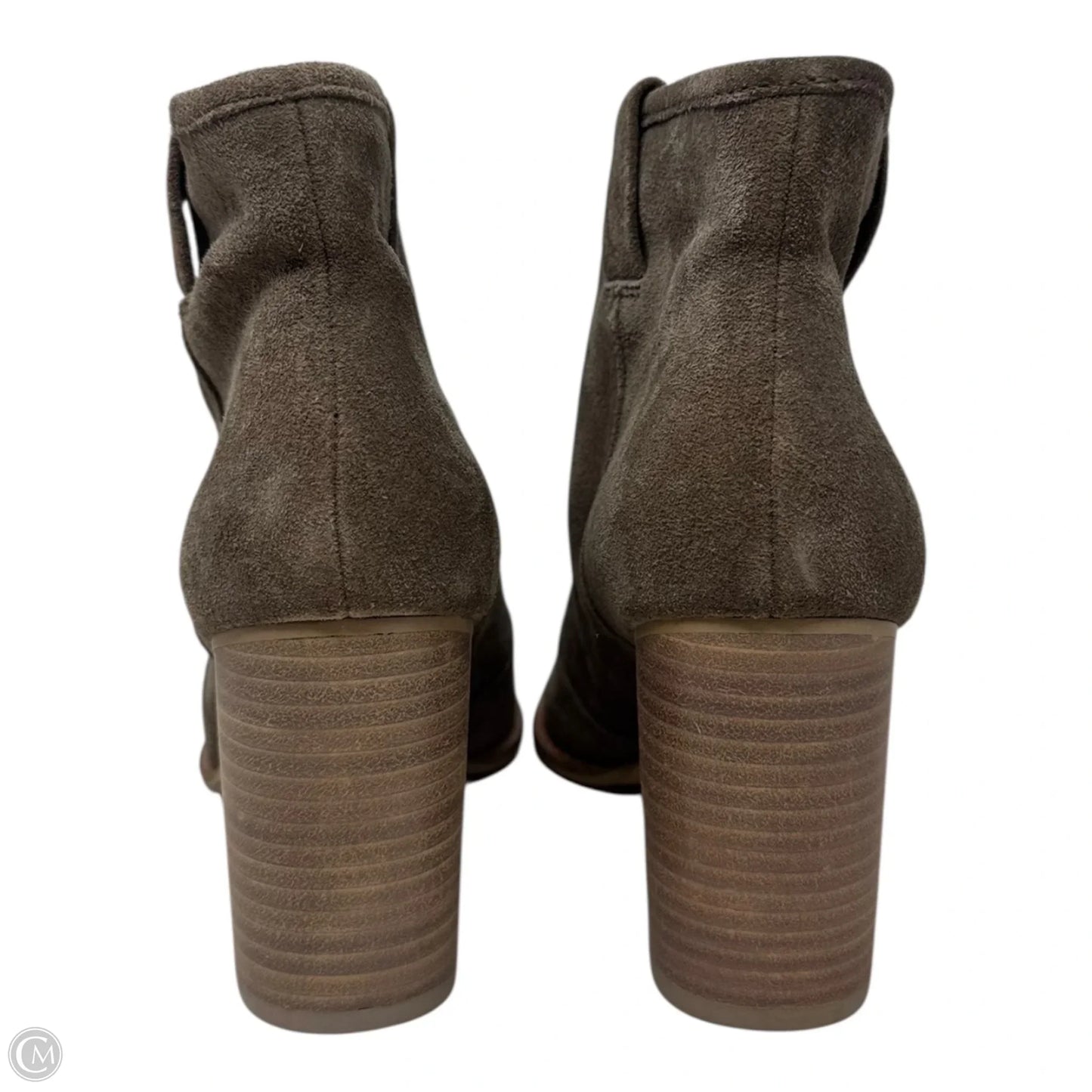 Boots Ankle Heels By Splendid In Taupe, Size: 8.5