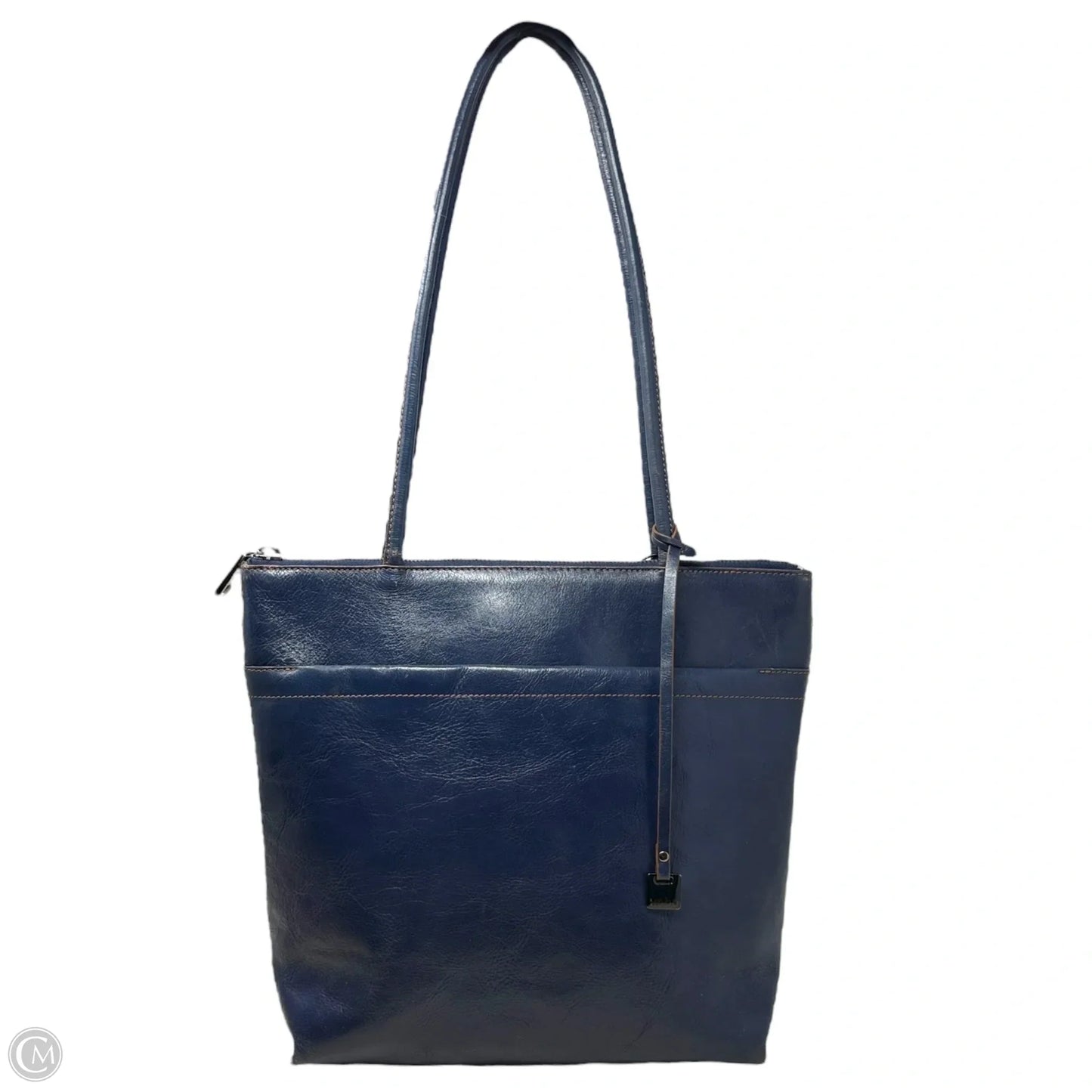 Handbag Leather By Hobo Intl, Size: Medium