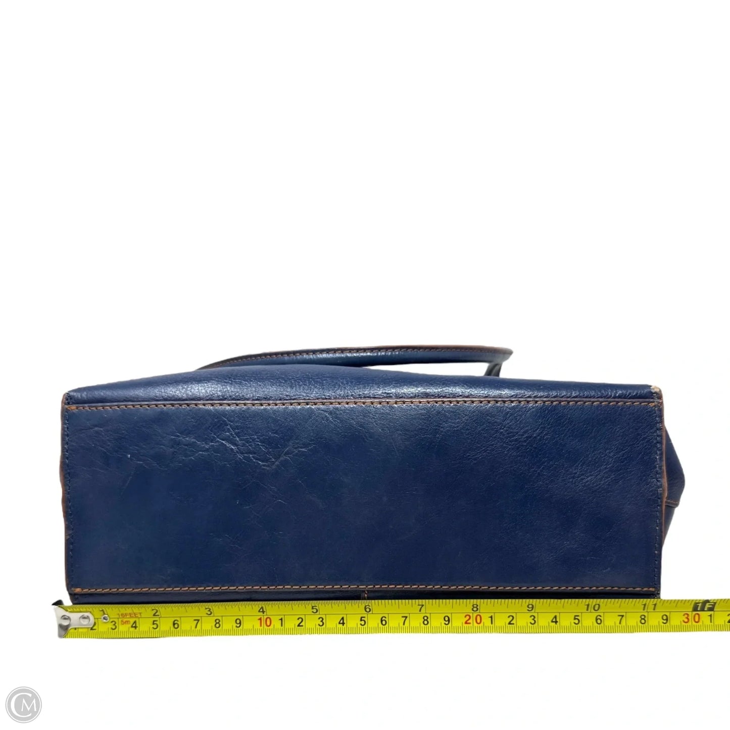 Handbag Leather By Hobo Intl, Size: Medium