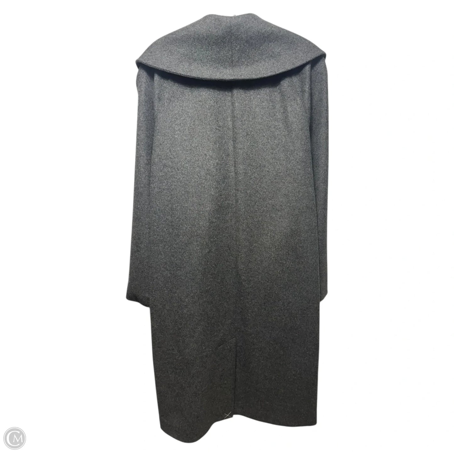 Coat Wool By Lands End In Grey, Size: 12
