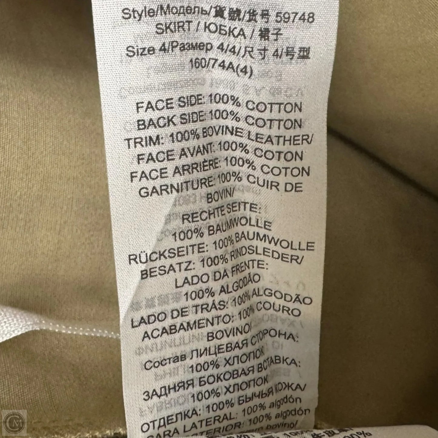 Pleated Midi Skirt Designer By Tory Burch In Plaid Pattern, Size: 4