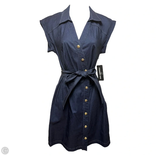 Denim Millenium Dress
M Designer By Karl Lagerfeld In Blue Denim, Size: 4