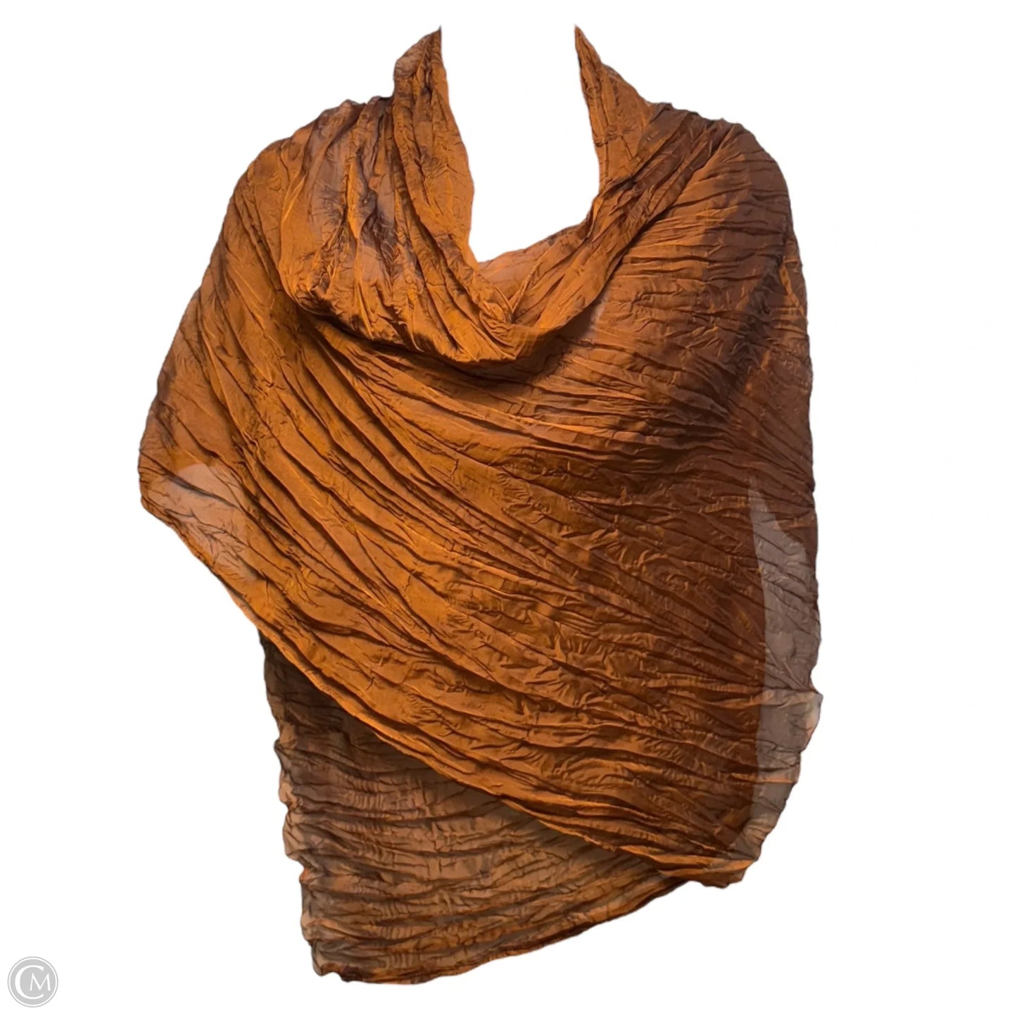 Pleated Wrap Scarf By Echo
