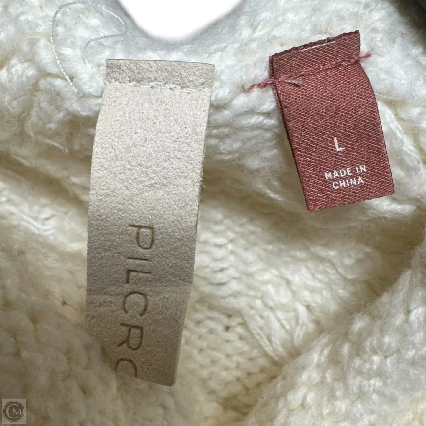 Sweater By Pilcro In Cream, Size: L
