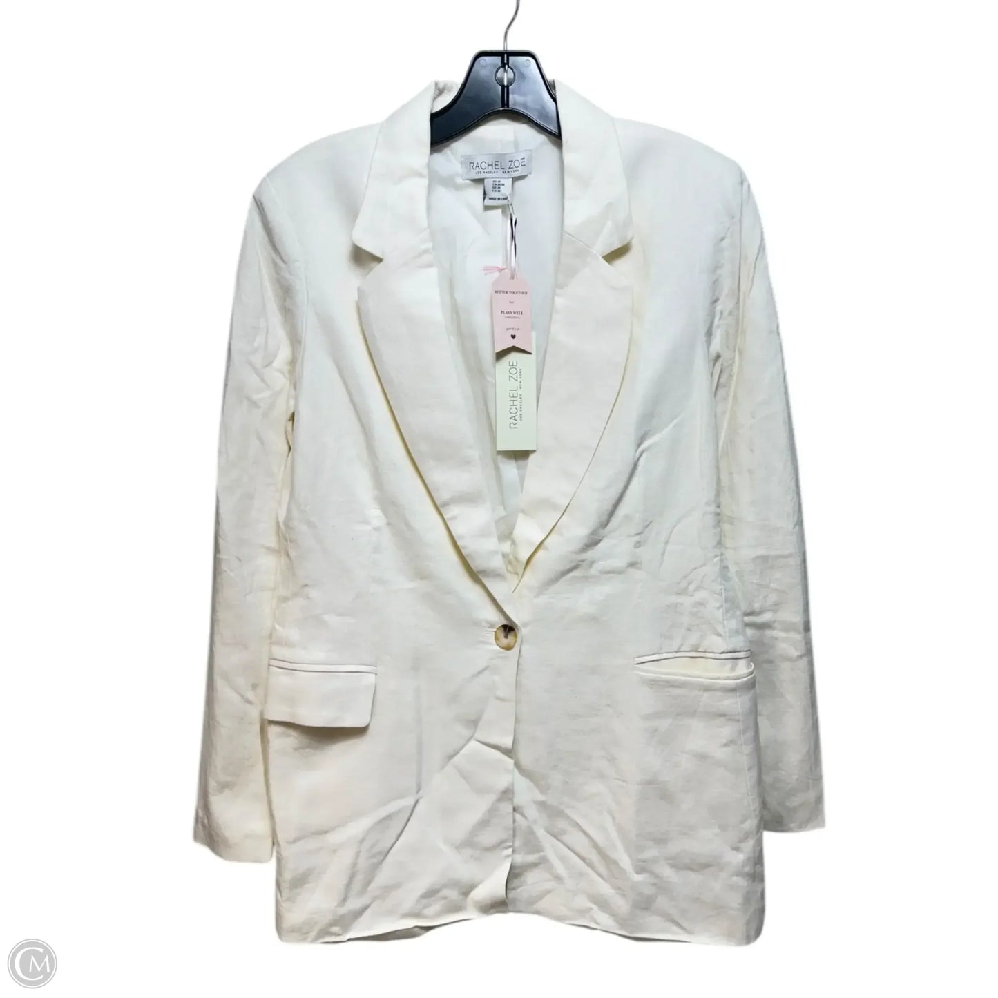 Blazer By Rachel Zoe In Cream, Size: M