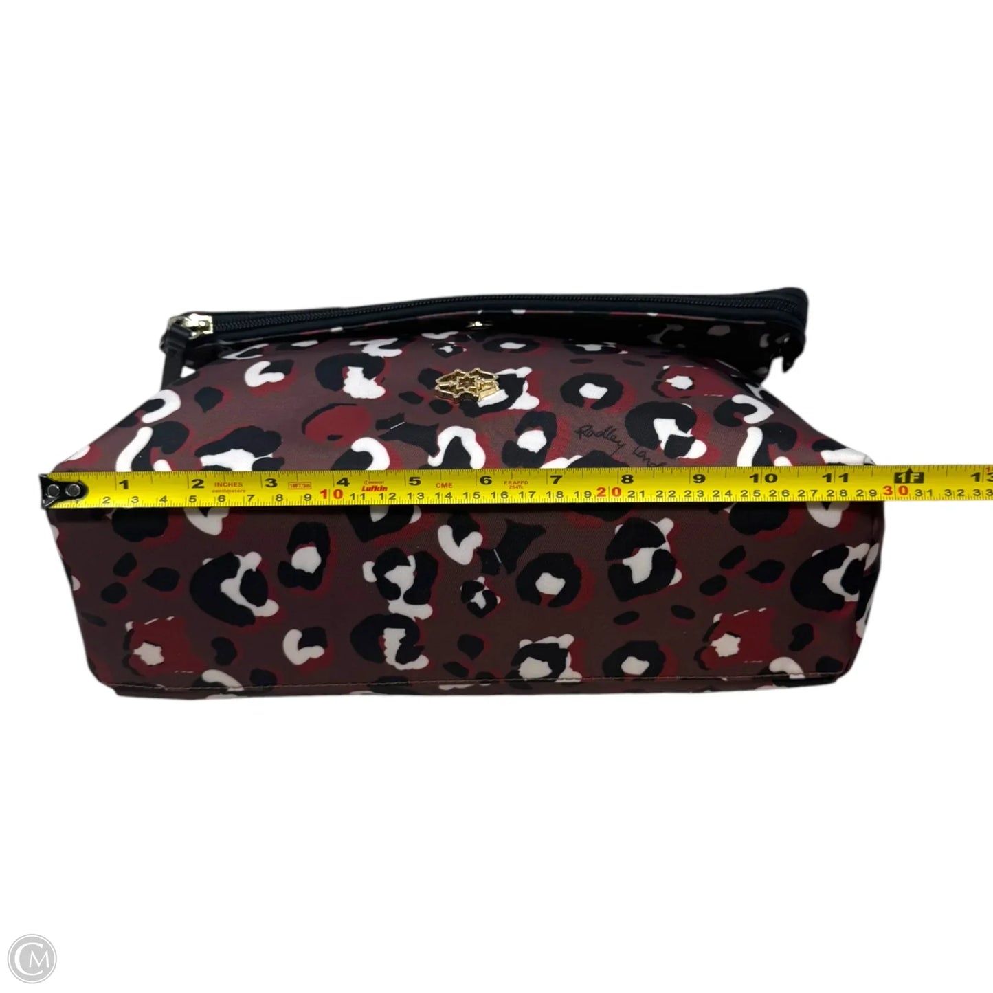 24/7 Leopard Foldover Handbag By Radley London Size: Medium