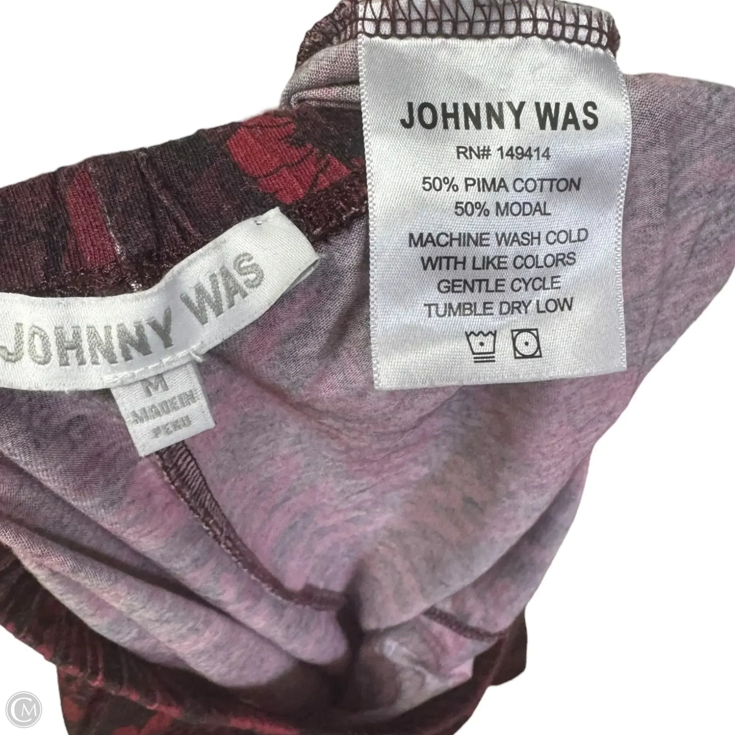 Carly Pajama Bottoms By Johnny Was In Red, Size: M