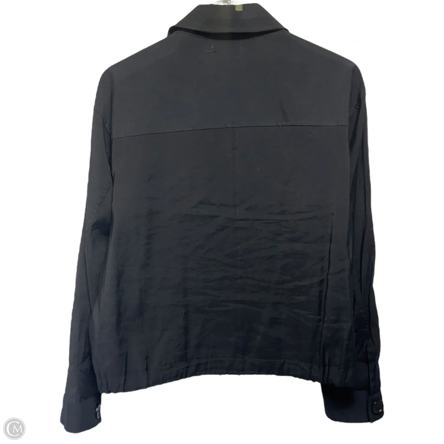 Jacket Shirt By Max Studio In Black, Size: M