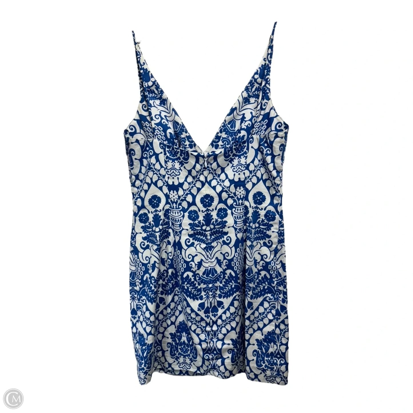 Dress Designer By Milly In Blue & White, Size: 0