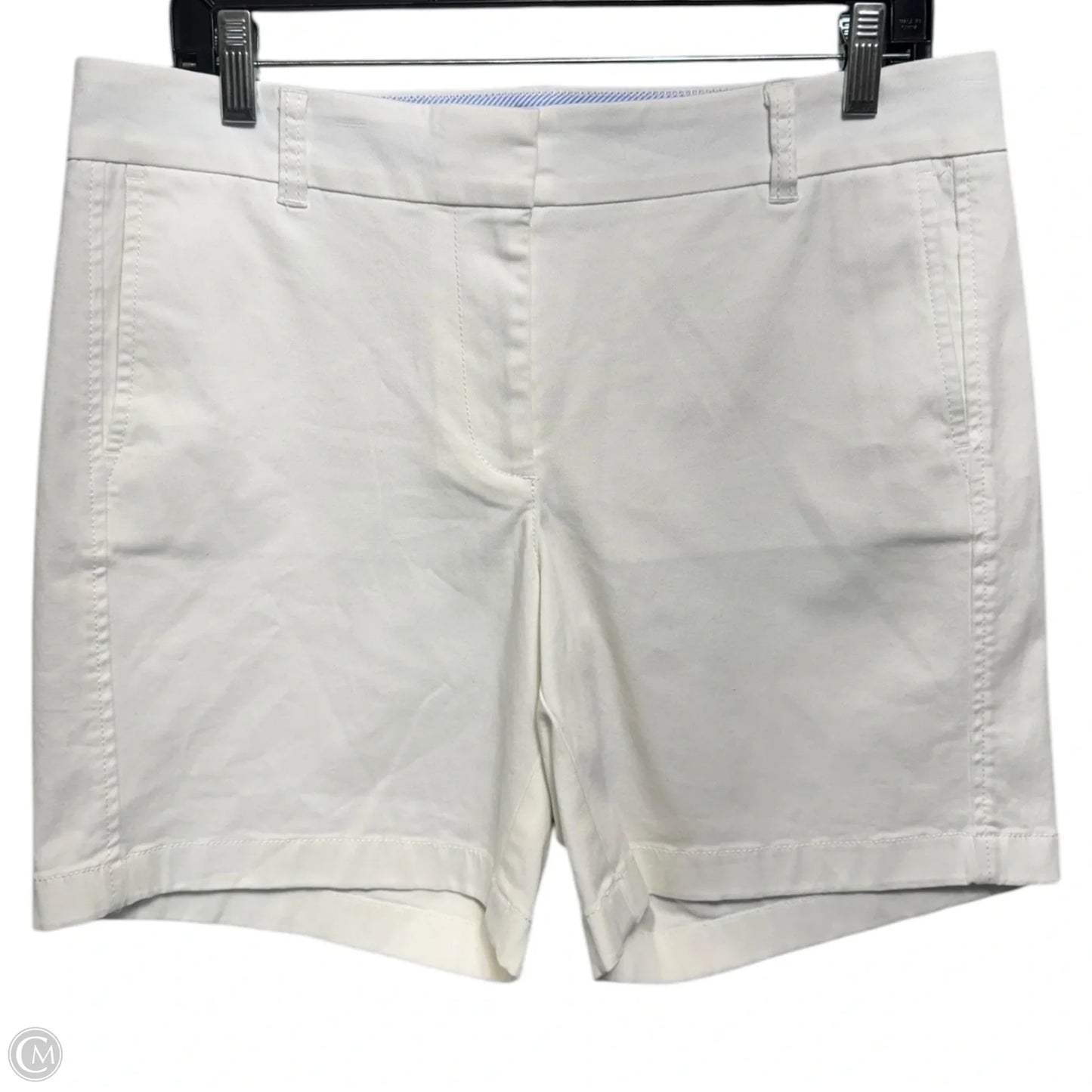 Stretch Chino Shorts By J. Crew In White, Size: 8