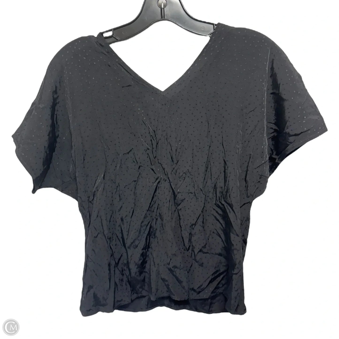 Top Short Sleeve By Madewell In Black, Size: 2
