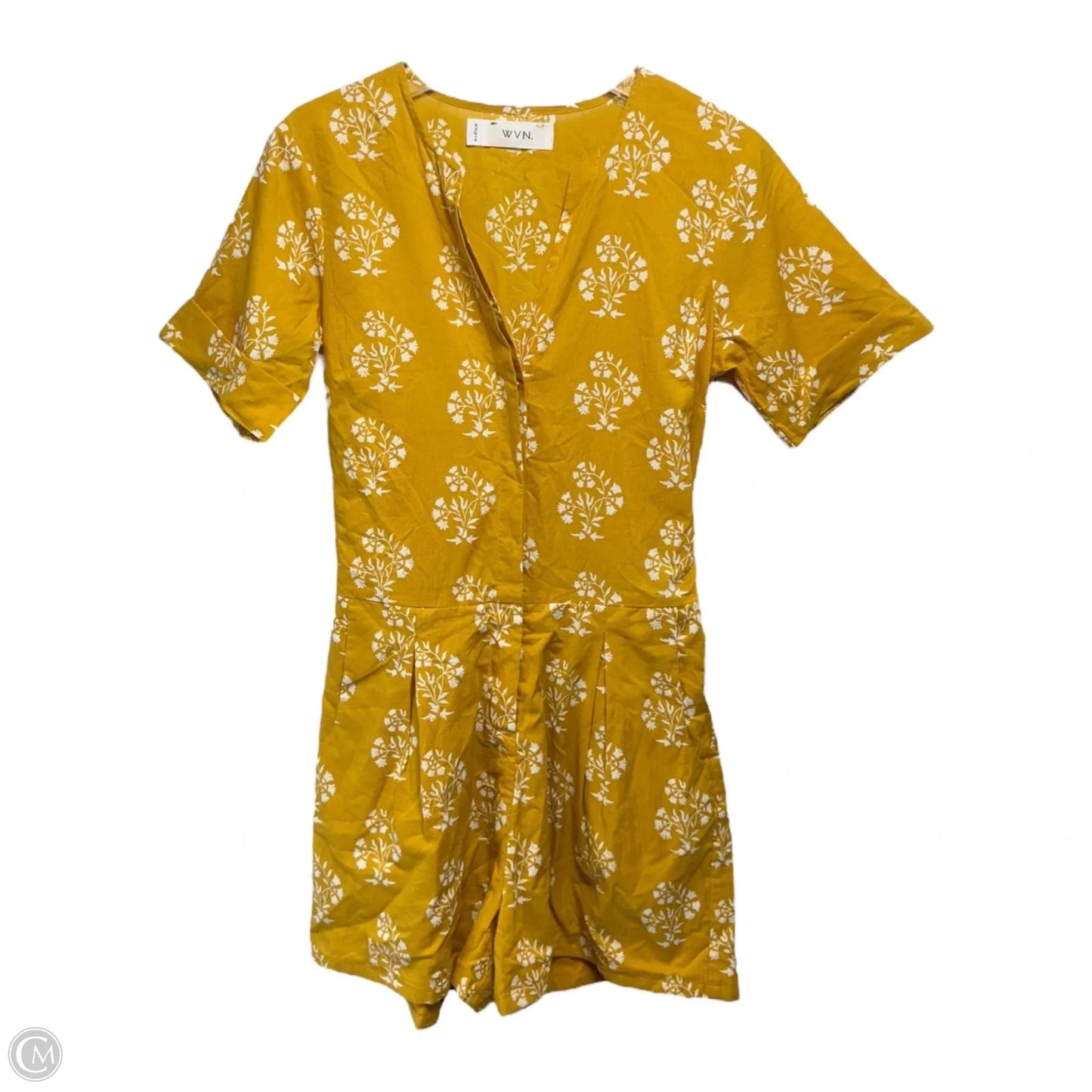 Romper By WVN In Yellow, Size: M