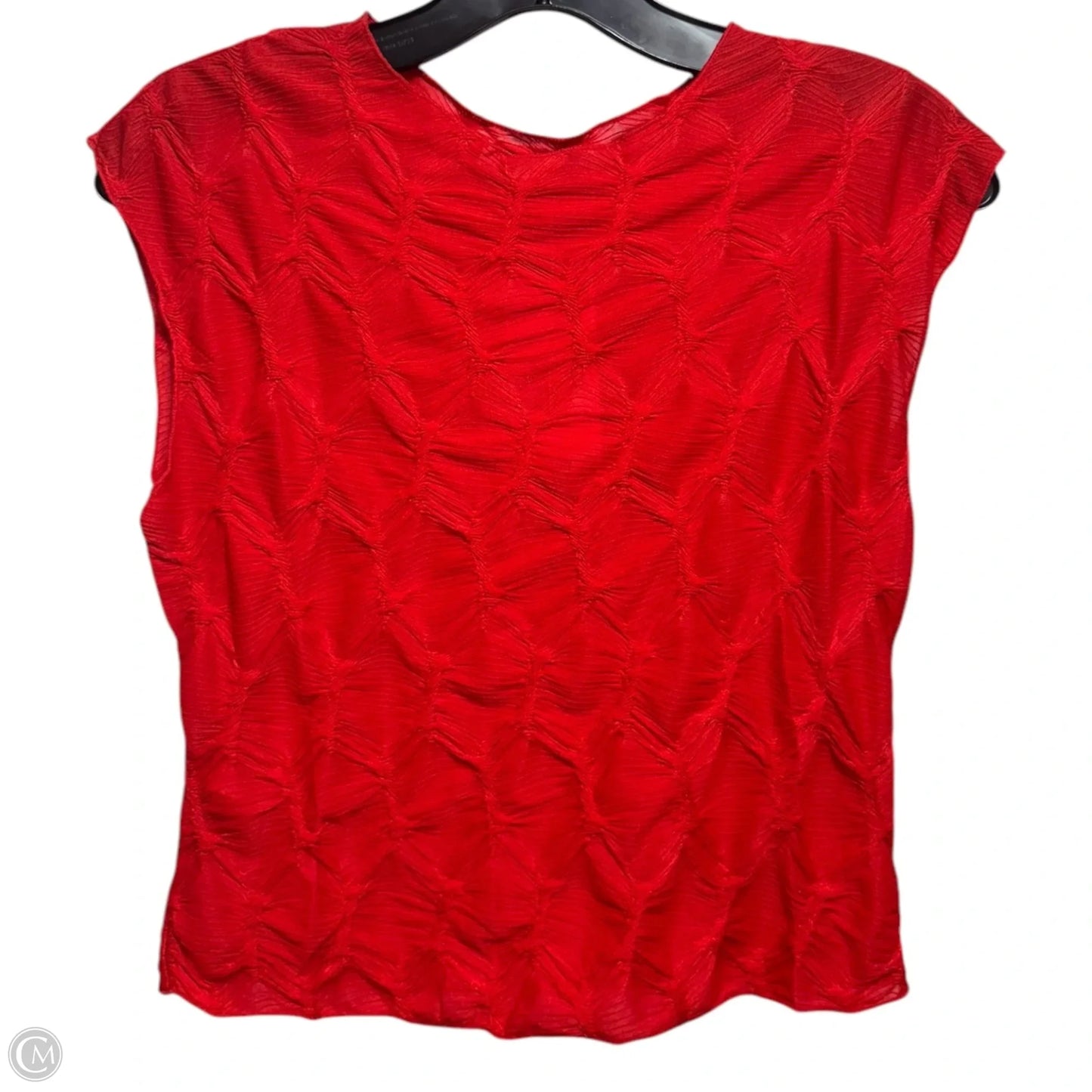 Top Short Sleeve By Mng In Red, Size: S