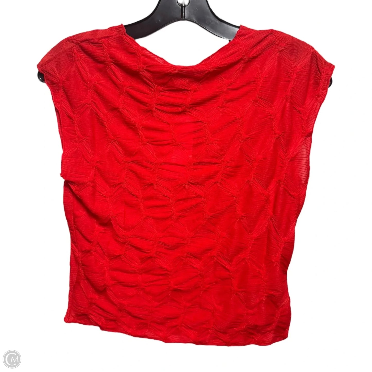 Top Short Sleeve By Mng In Red, Size: S